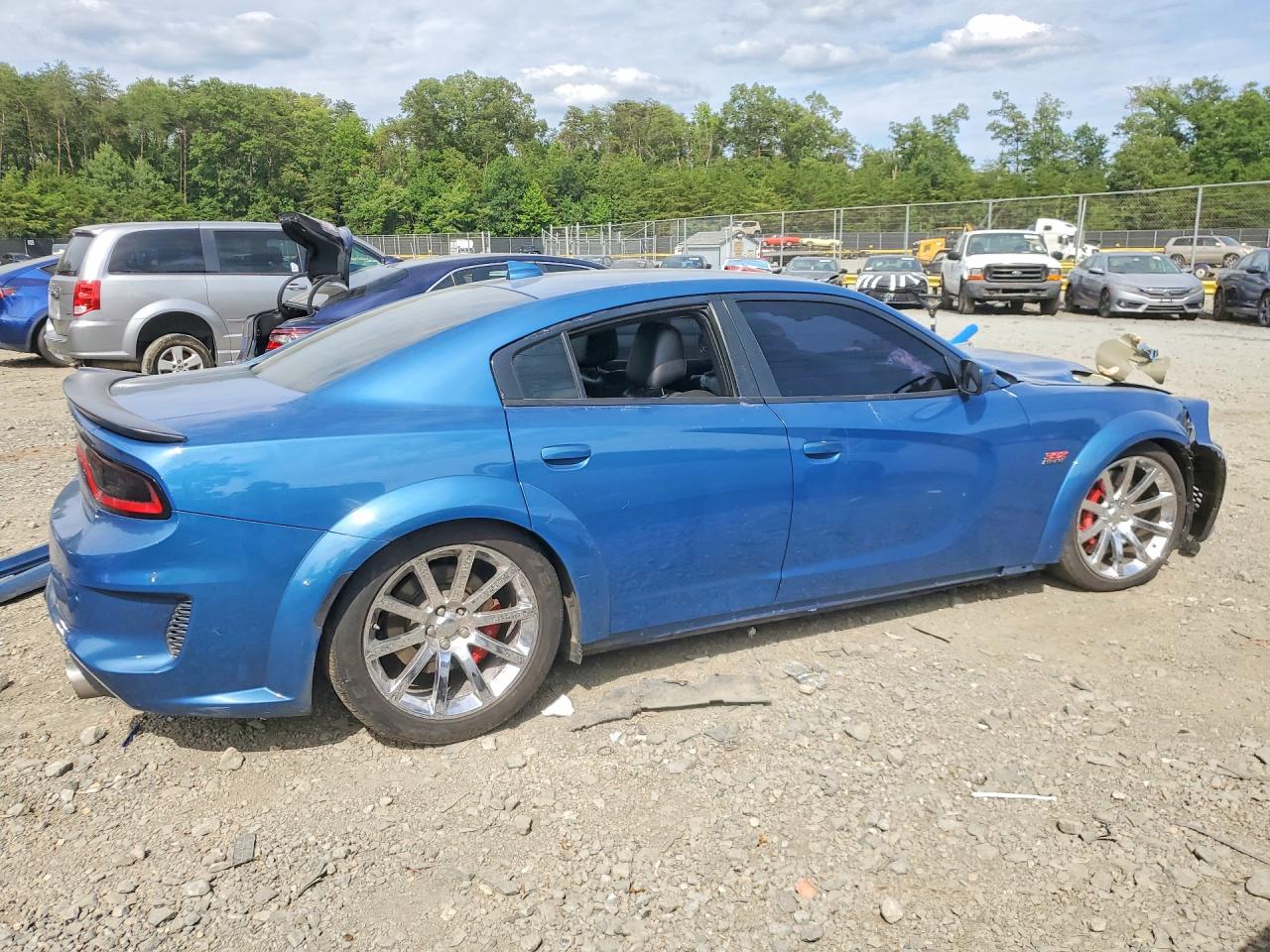 2020 Dodge Charger Scat Pack Blue vin: 2C3CDXGJ3LH247767