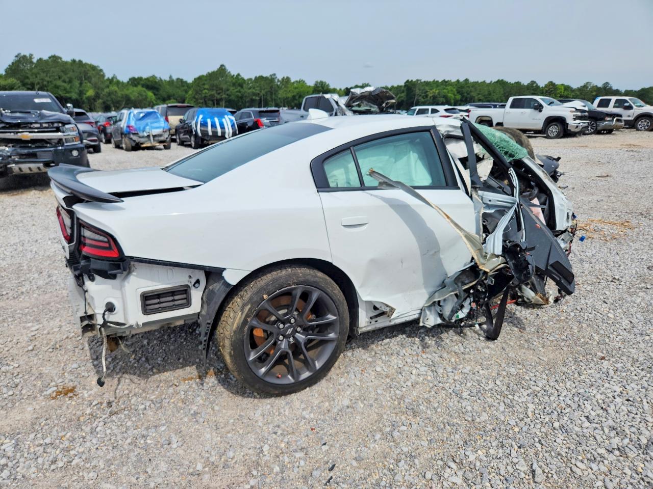 2021 Dodge Charger Scat Pack White vin: 2C3CDXGJ3MH594839