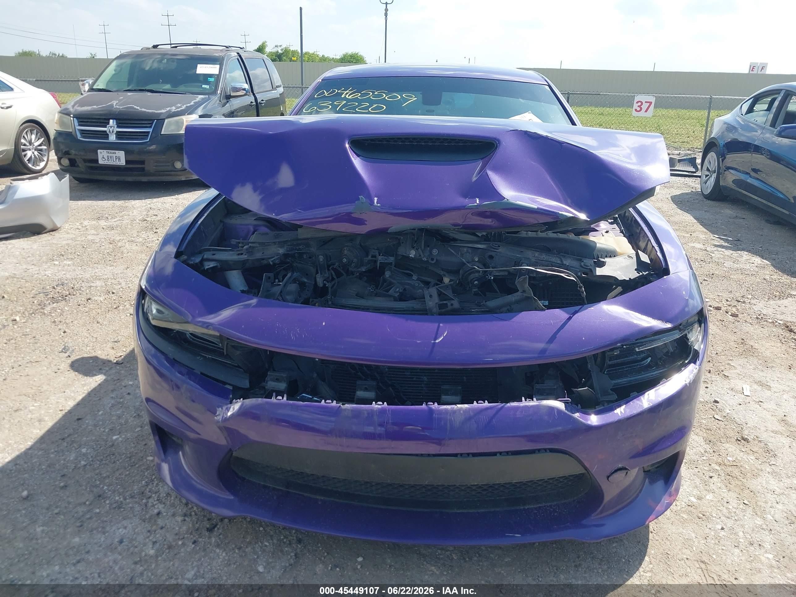 2023 Dodge Charger Scat Pack Purple vin: 2C3CDXGJ3PH639220