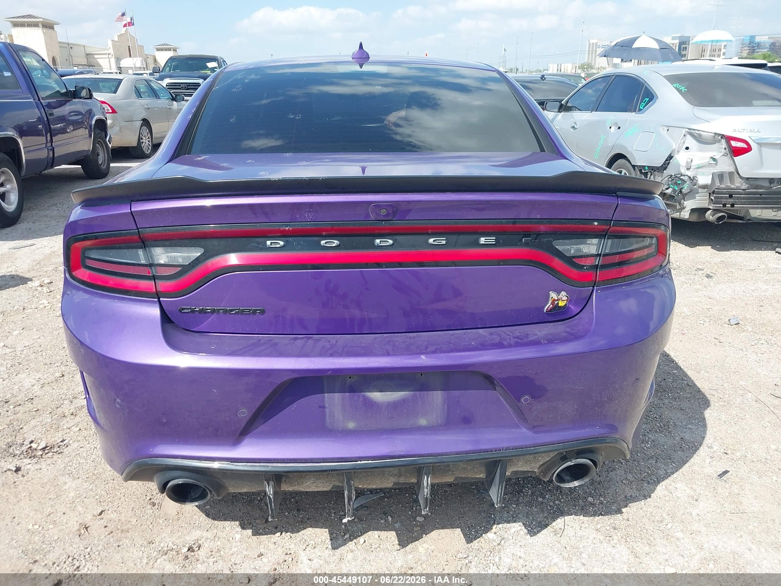 2023 Dodge Charger Scat Pack Purple vin: 2C3CDXGJ3PH639220
