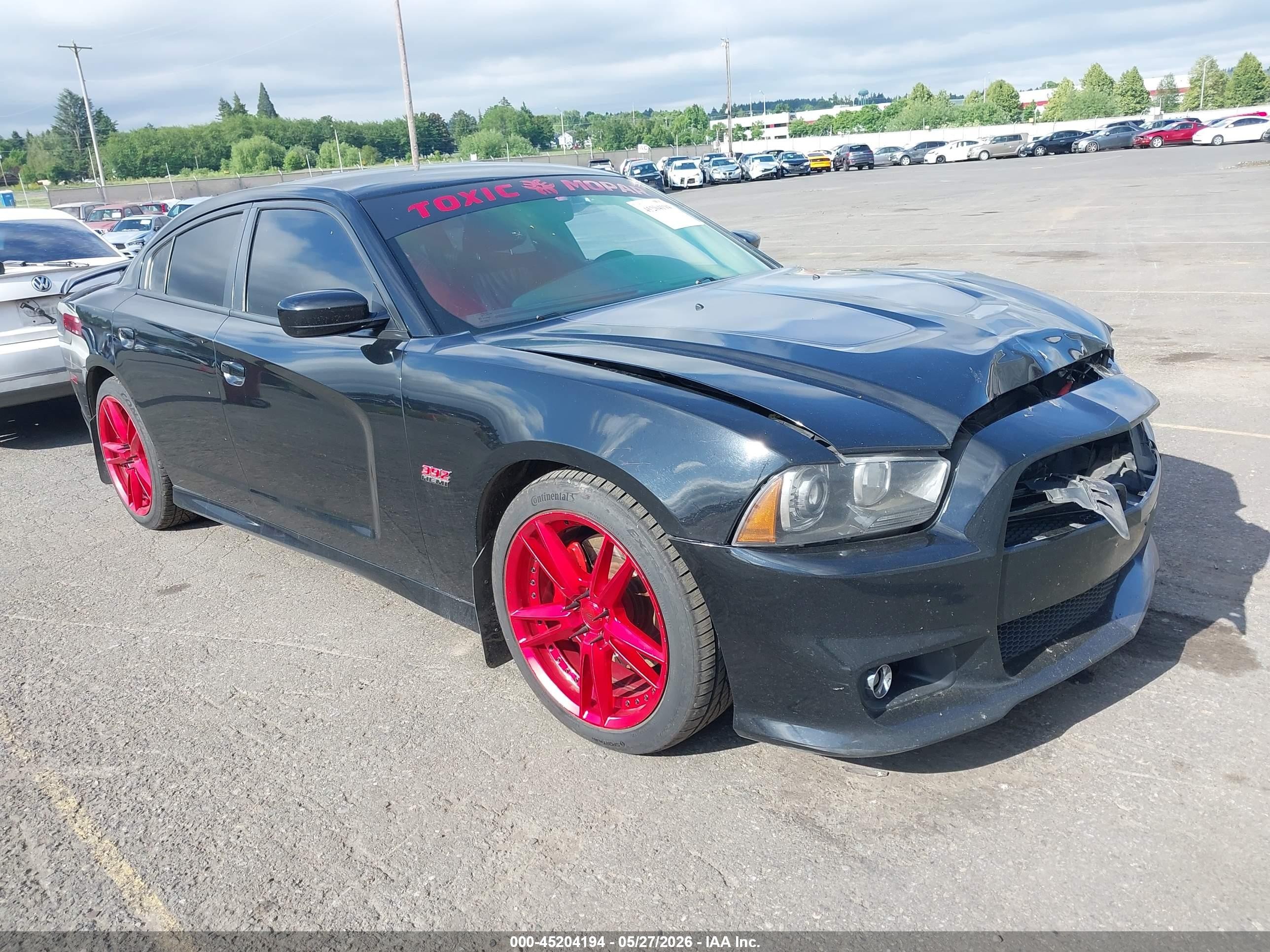 2013 Dodge Charger Srt8 Super Bee Black vin: 2C3CDXGJ4DH519793