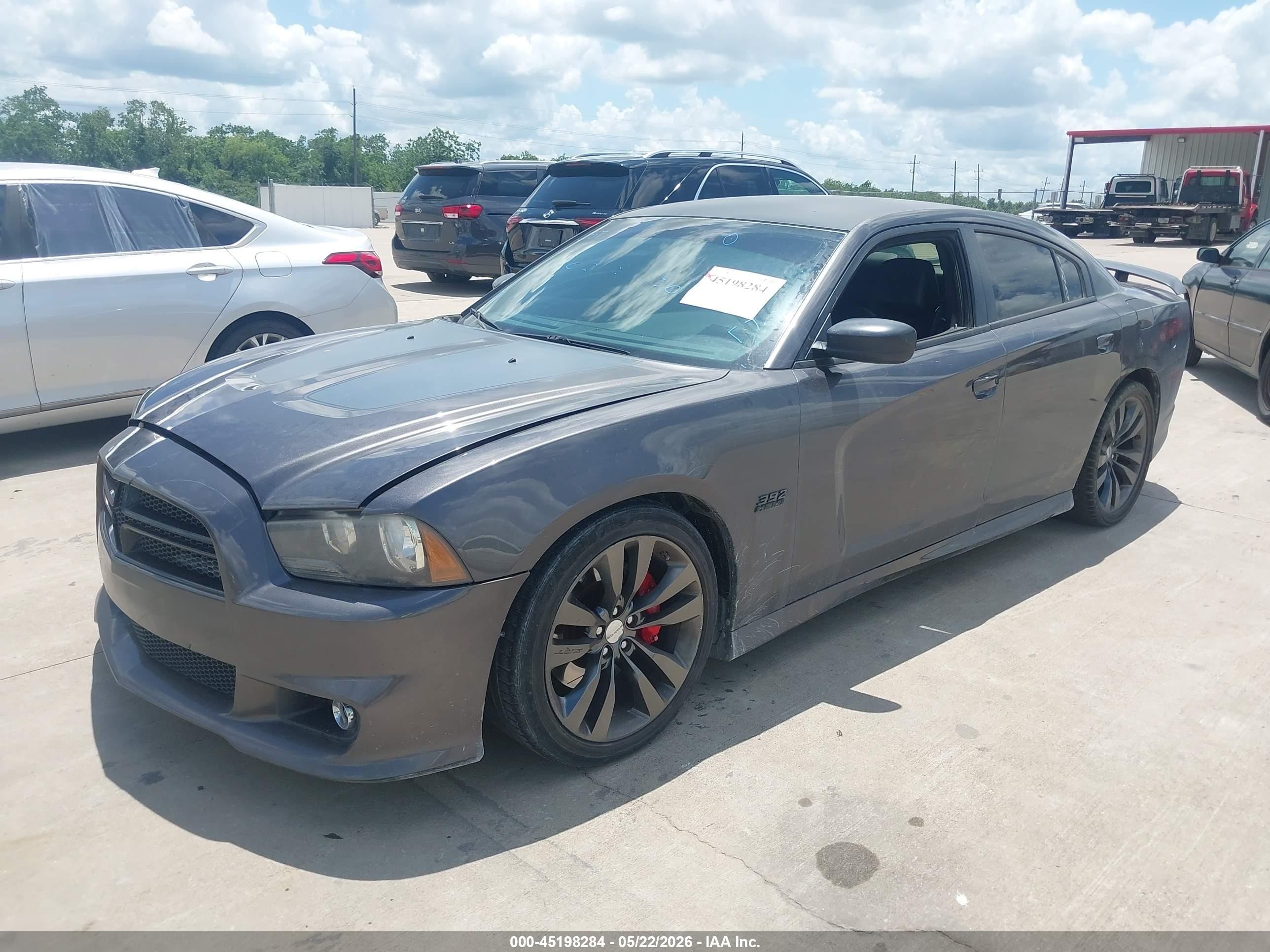 2014 Dodge Charger Srt8 Super Bee Gray vin: 2C3CDXGJ4EH337514