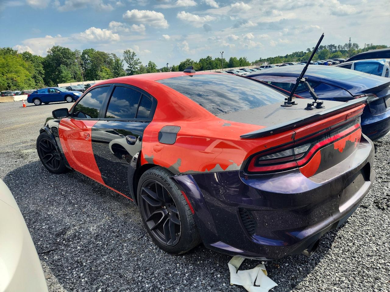 2019 Dodge Charger Scat Pack Оранжевый vin: 2C3CDXGJ4KH558994