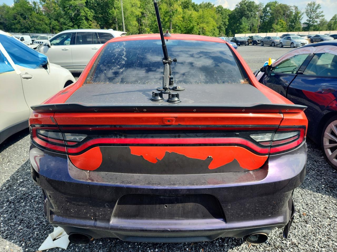 2019 Dodge Charger Scat Pack Оранжевый vin: 2C3CDXGJ4KH558994