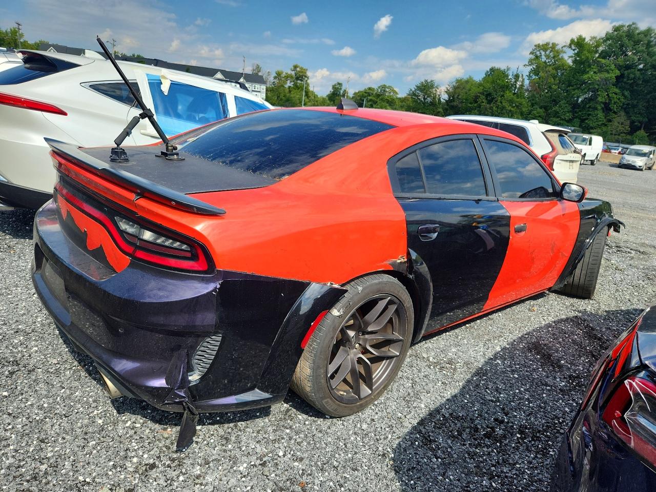 2019 Dodge Charger Scat Pack Оранжевый vin: 2C3CDXGJ4KH558994