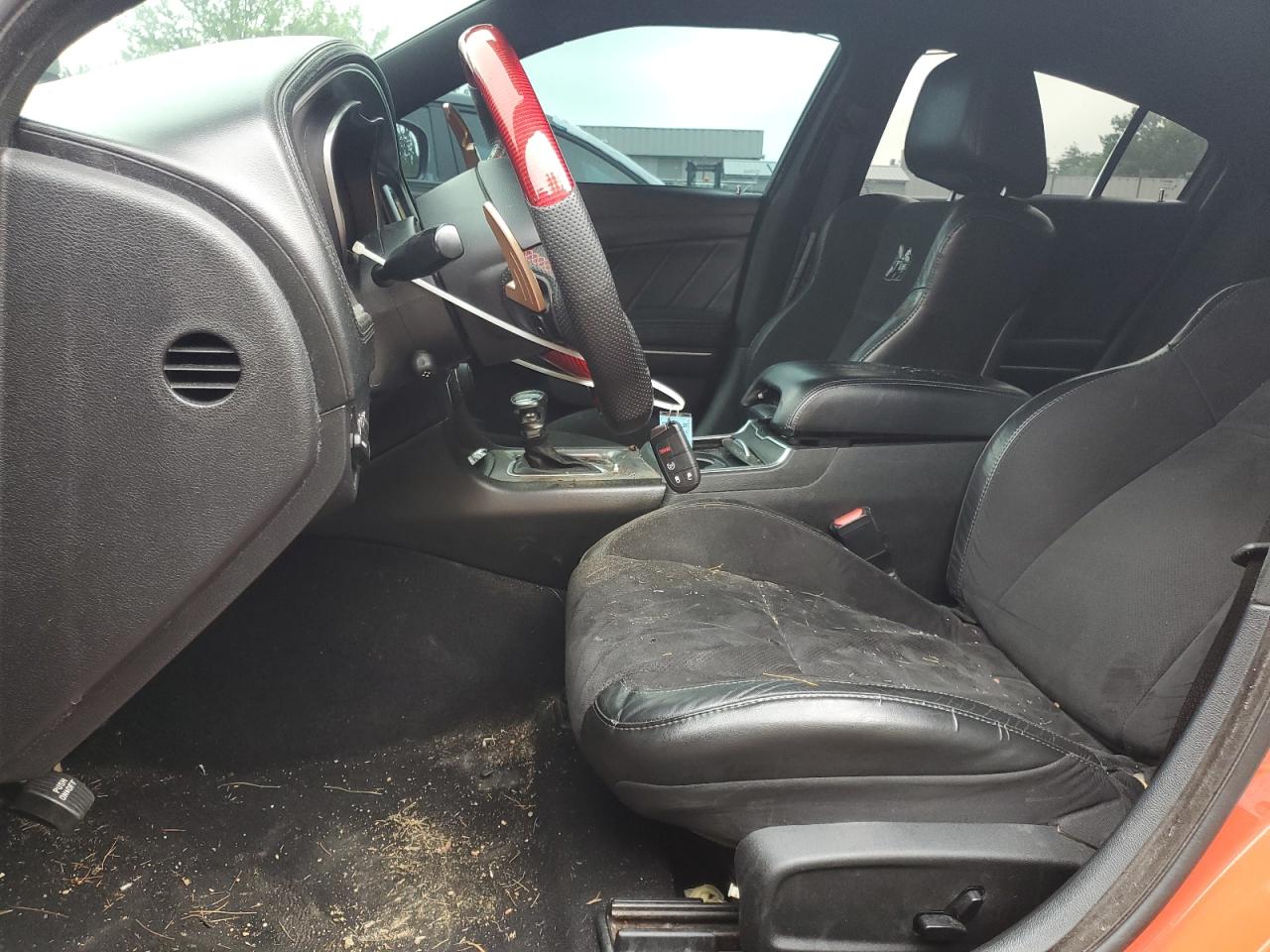 2019 Dodge Charger Scat Pack Оранжевый vin: 2C3CDXGJ4KH558994 Damage: Left Front Seat, Worn, Replacement Required