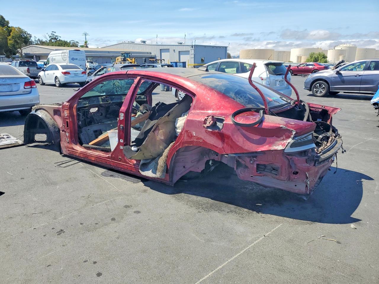 2019 Dodge Charger Scat Pack Maroon vin: 2C3CDXGJ4KH668010