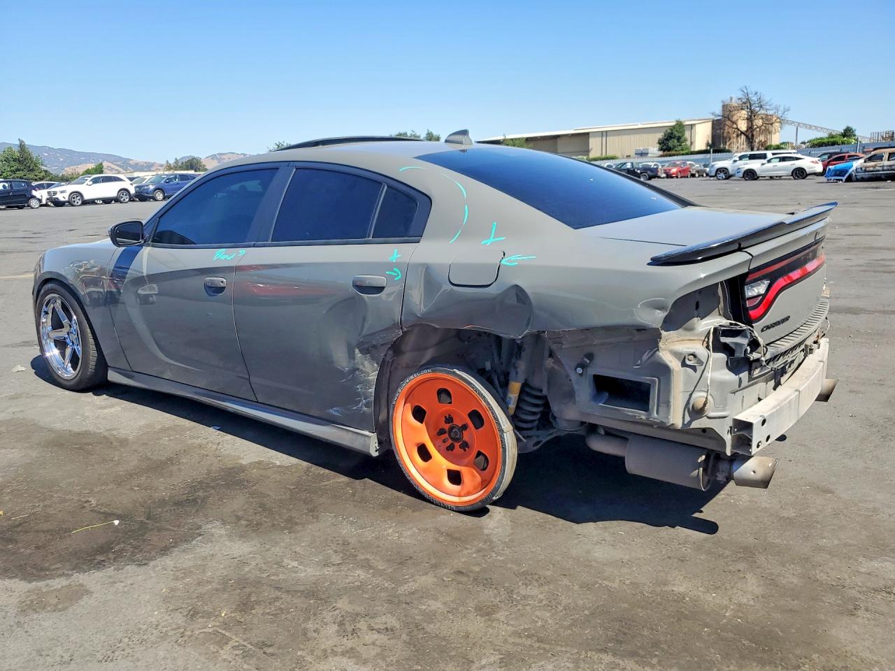 2019 Dodge Charger Scat Pack Gray vin: 2C3CDXGJ4KH692517