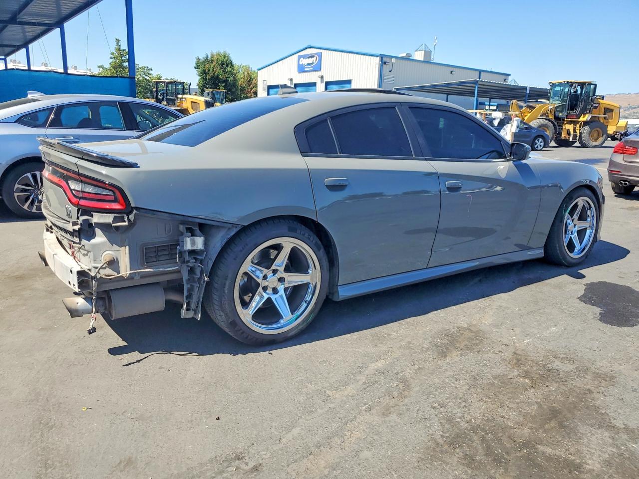 2019 Dodge Charger Scat Pack Gray vin: 2C3CDXGJ4KH692517
