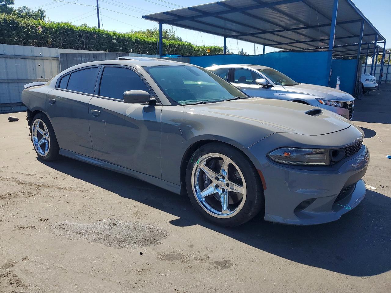 2019 Dodge Charger Scat Pack Gray vin: 2C3CDXGJ4KH692517