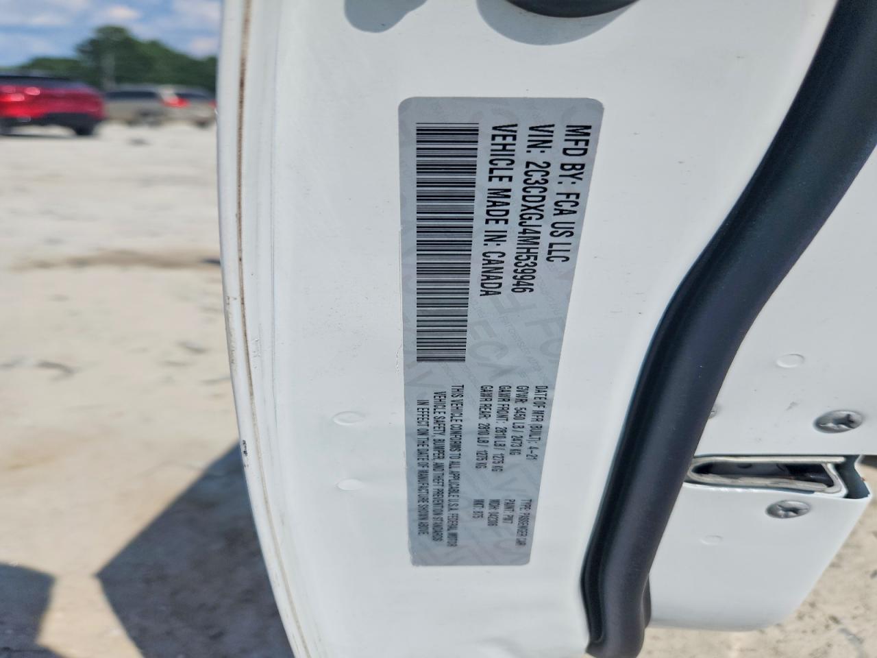 2021 Dodge Charger Scat Pack White vin: 2C3CDXGJ4MH539946