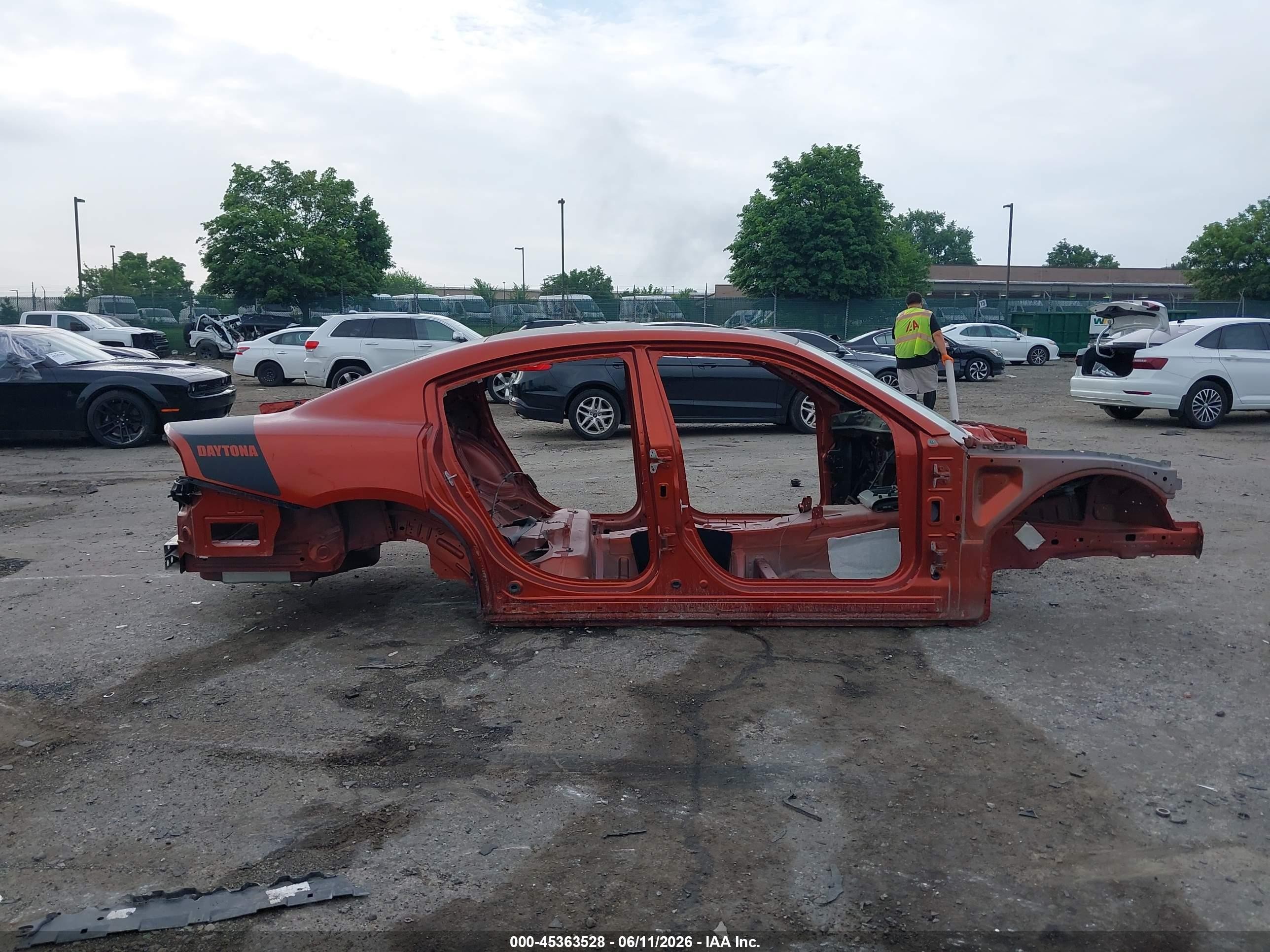 2023 Dodge Charger Scat Pack Orange vin: 2C3CDXGJ4PH631515