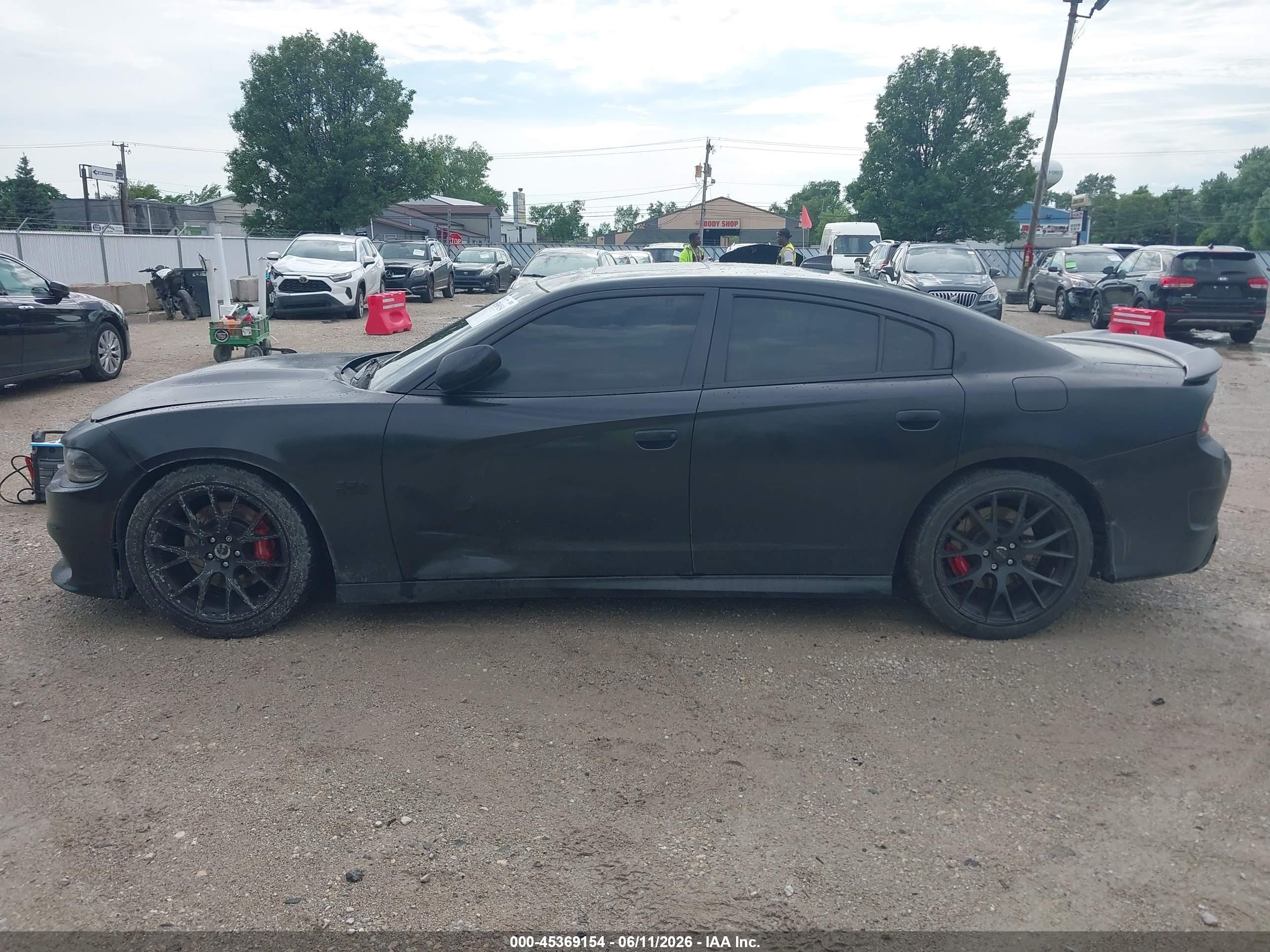 2015 Dodge Charger R/t Scat Pack Black vin: 2C3CDXGJ5FH854533