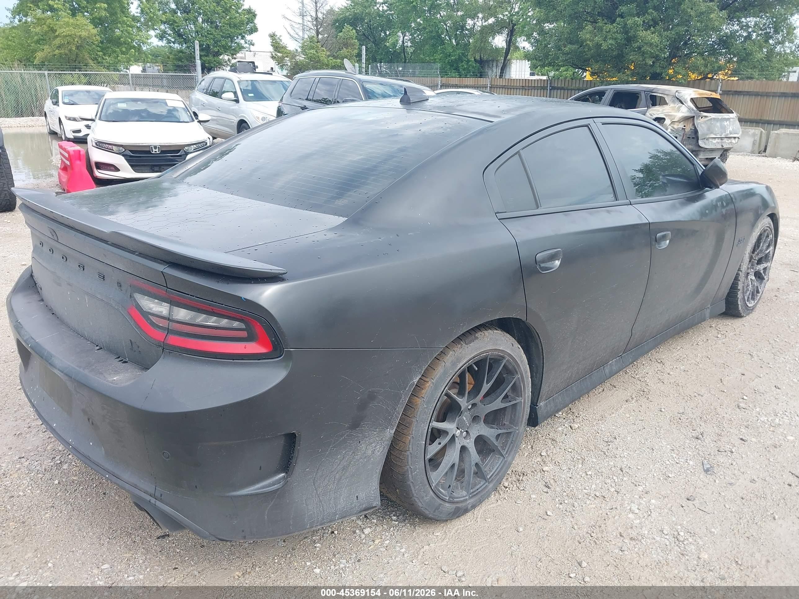 2015 Dodge Charger R/t Scat Pack Black vin: 2C3CDXGJ5FH854533