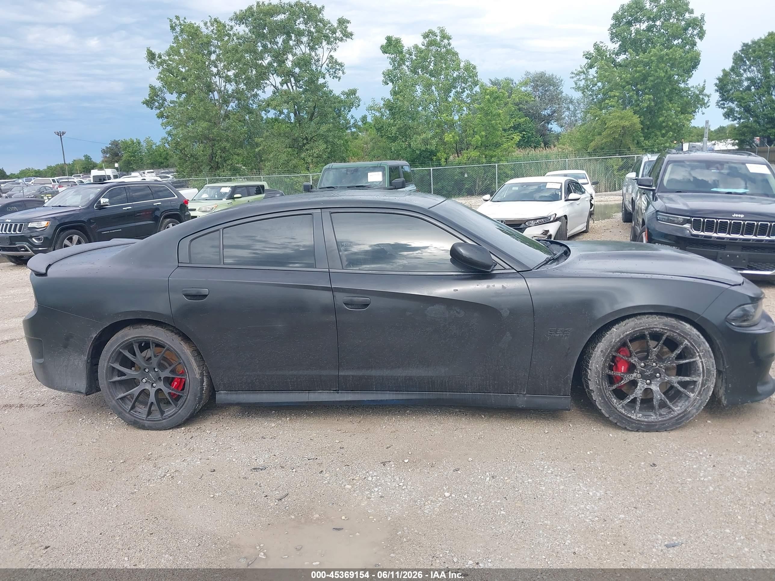 2015 Dodge Charger R/t Scat Pack Black vin: 2C3CDXGJ5FH854533