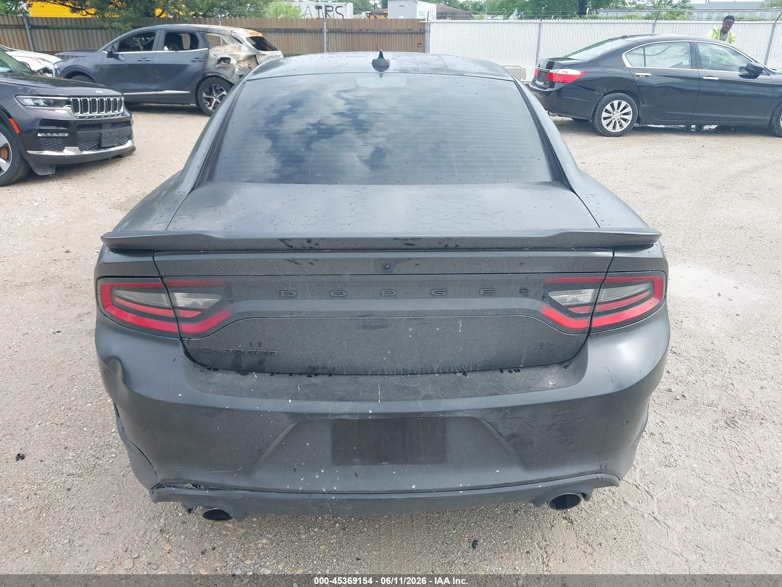 2015 Dodge Charger R/t Scat Pack Black vin: 2C3CDXGJ5FH854533