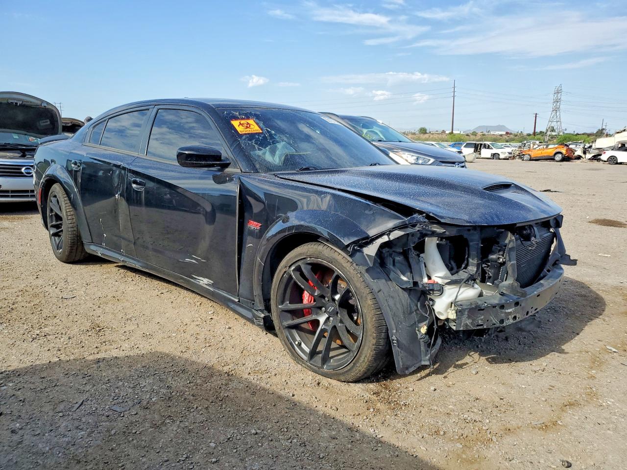 2021 Dodge Charger Scat Pack Black vin: 2C3CDXGJ5MH634676