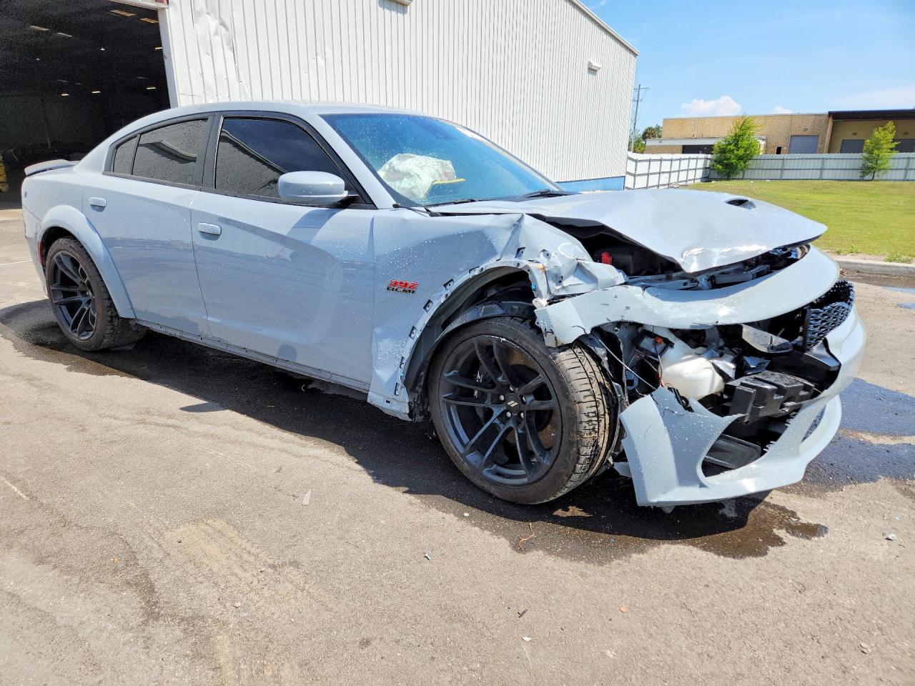 2022 Dodge Charger Scat Pack Gray vin: 2C3CDXGJ5NH136026