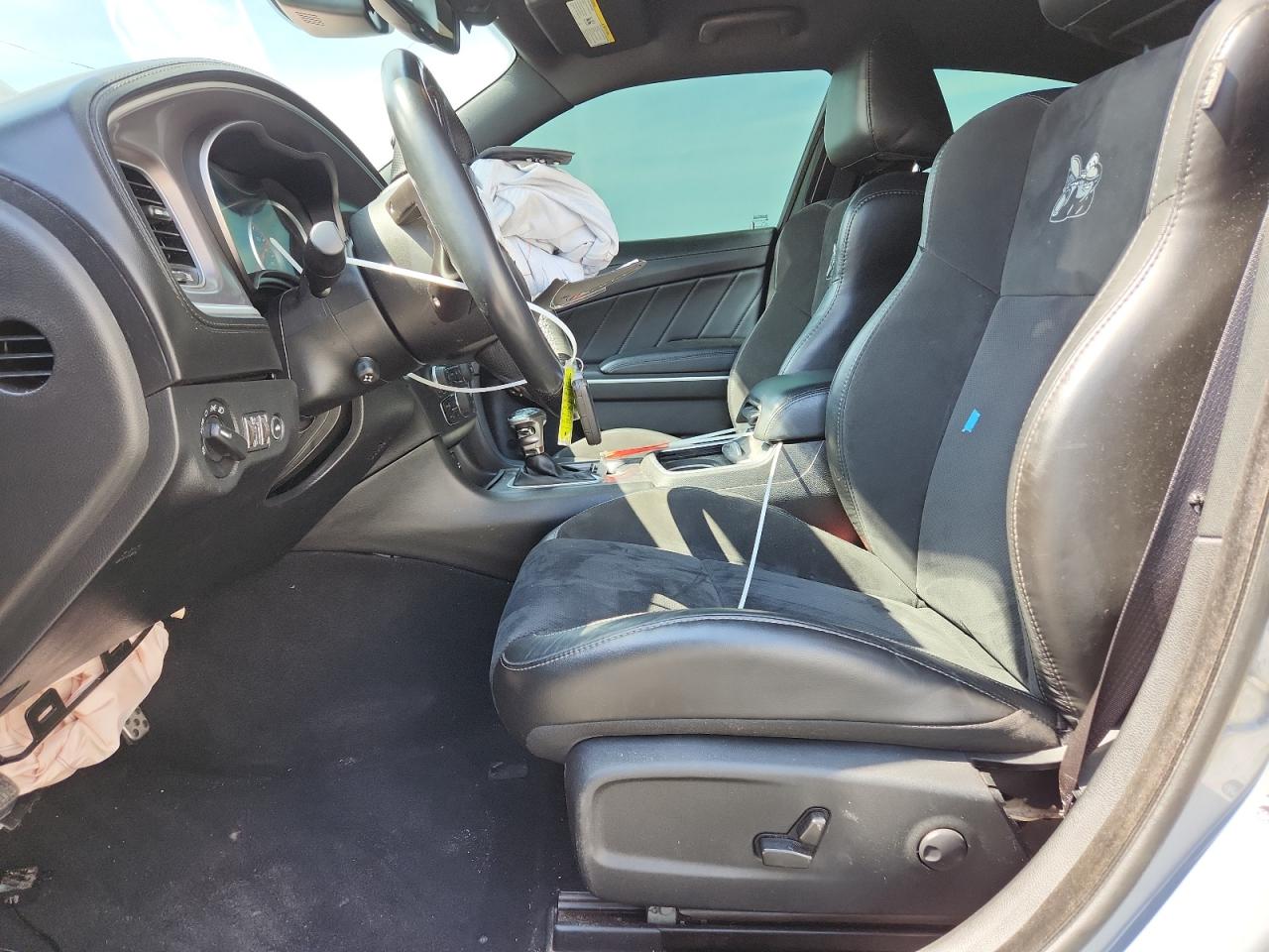 2022 Dodge Charger Scat Pack Gray vin: 2C3CDXGJ5NH136026 Damage: Airbag - Front Left, Deployed, Replacement Required