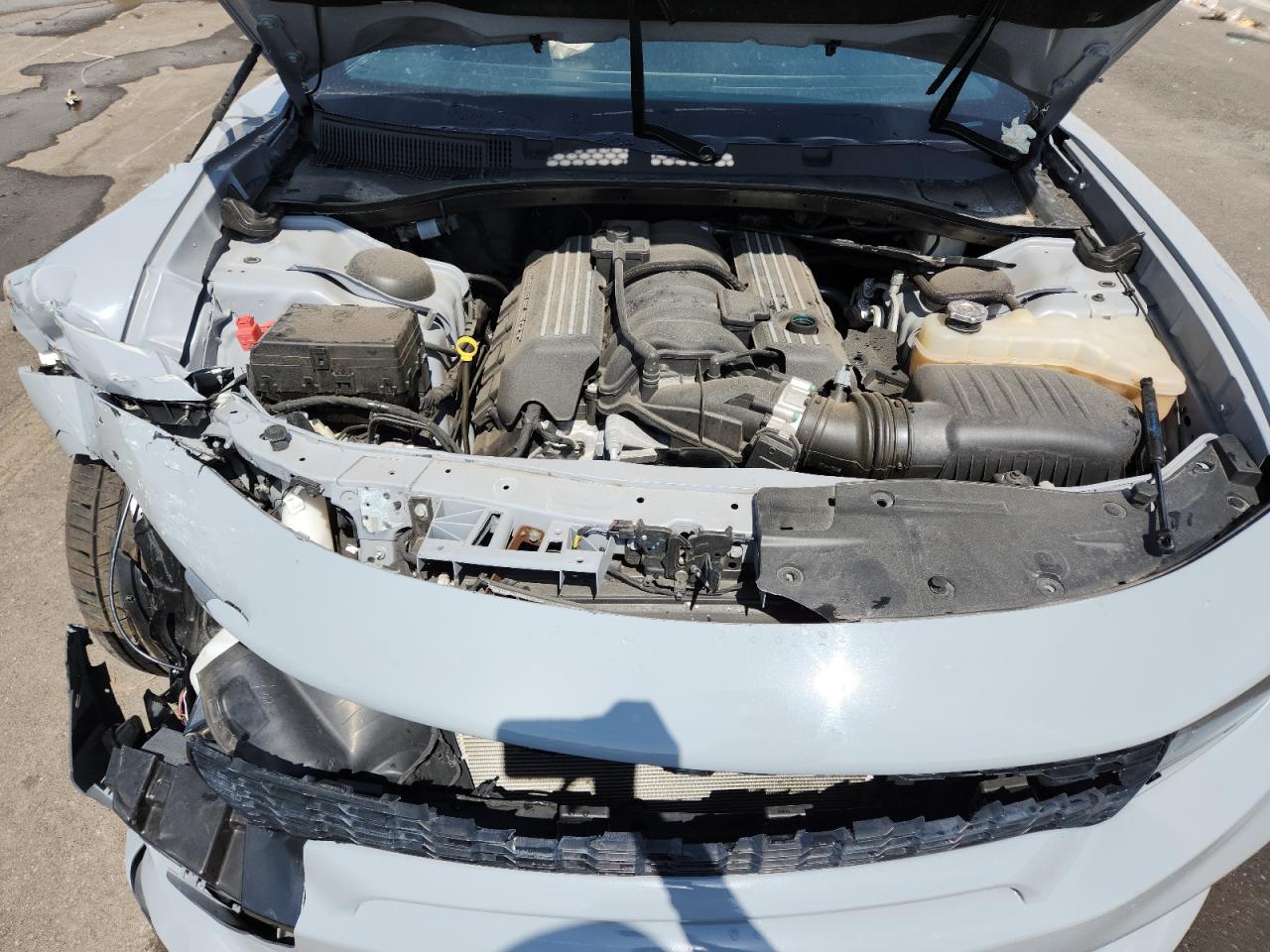 2022 Dodge Charger Scat Pack Gray vin: 2C3CDXGJ5NH136026 Damage: Grille, Broken, Replacement Required