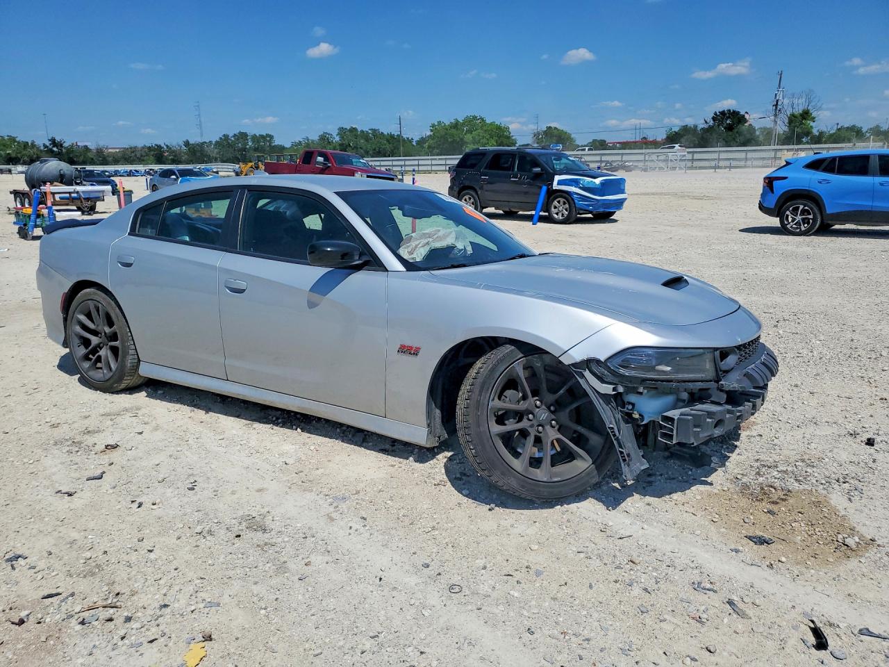 2023 Dodge Charger Scat Pack Silver vin: 2C3CDXGJ5PH660201