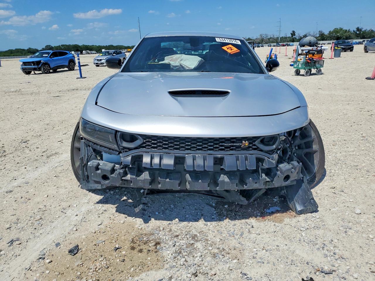 2023 Dodge Charger Scat Pack Silver vin: 2C3CDXGJ5PH660201