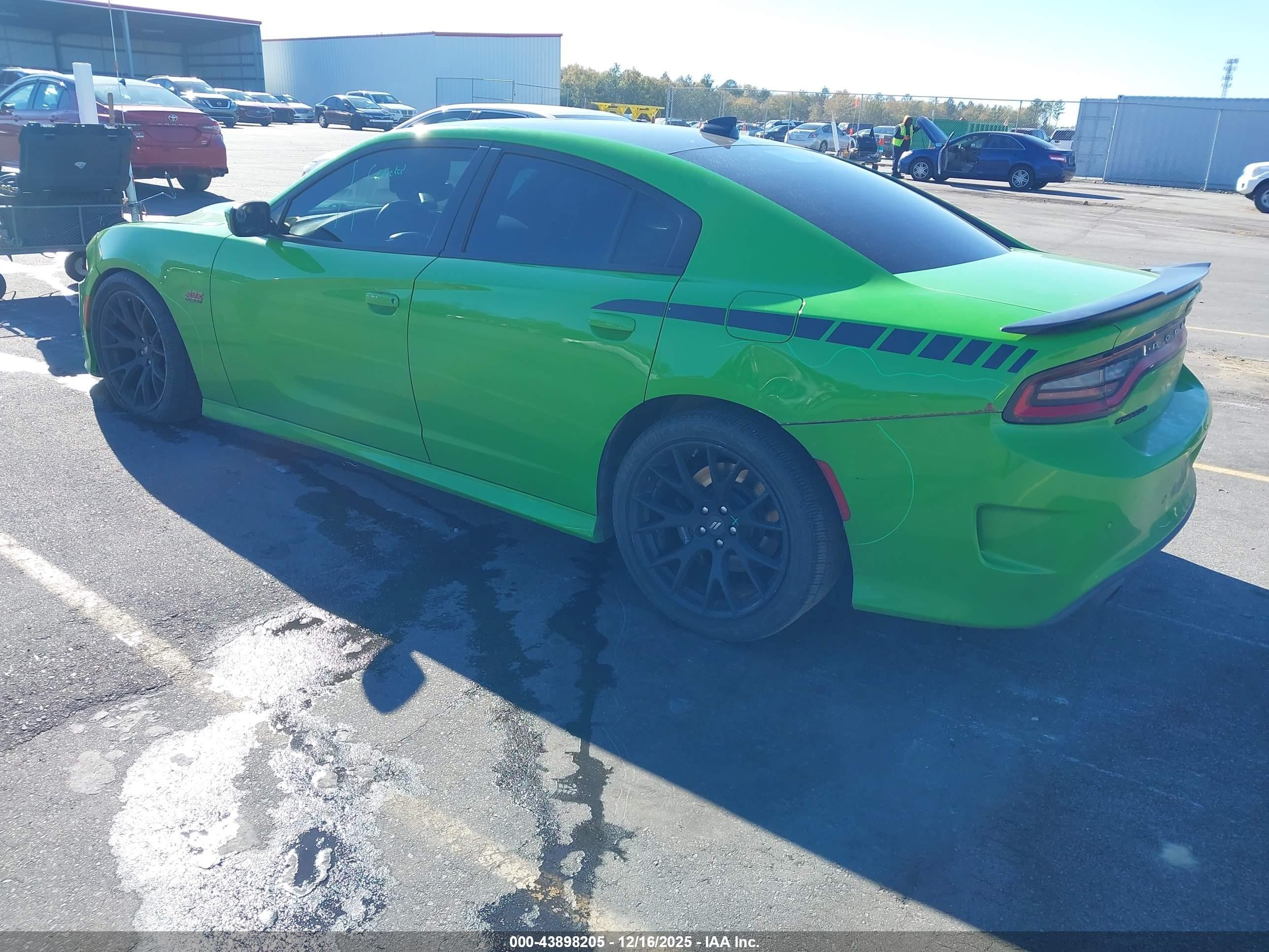 2017 Dodge Charger R/t Scat Pack Rwd Green vin: 2C3CDXGJ6HH615480