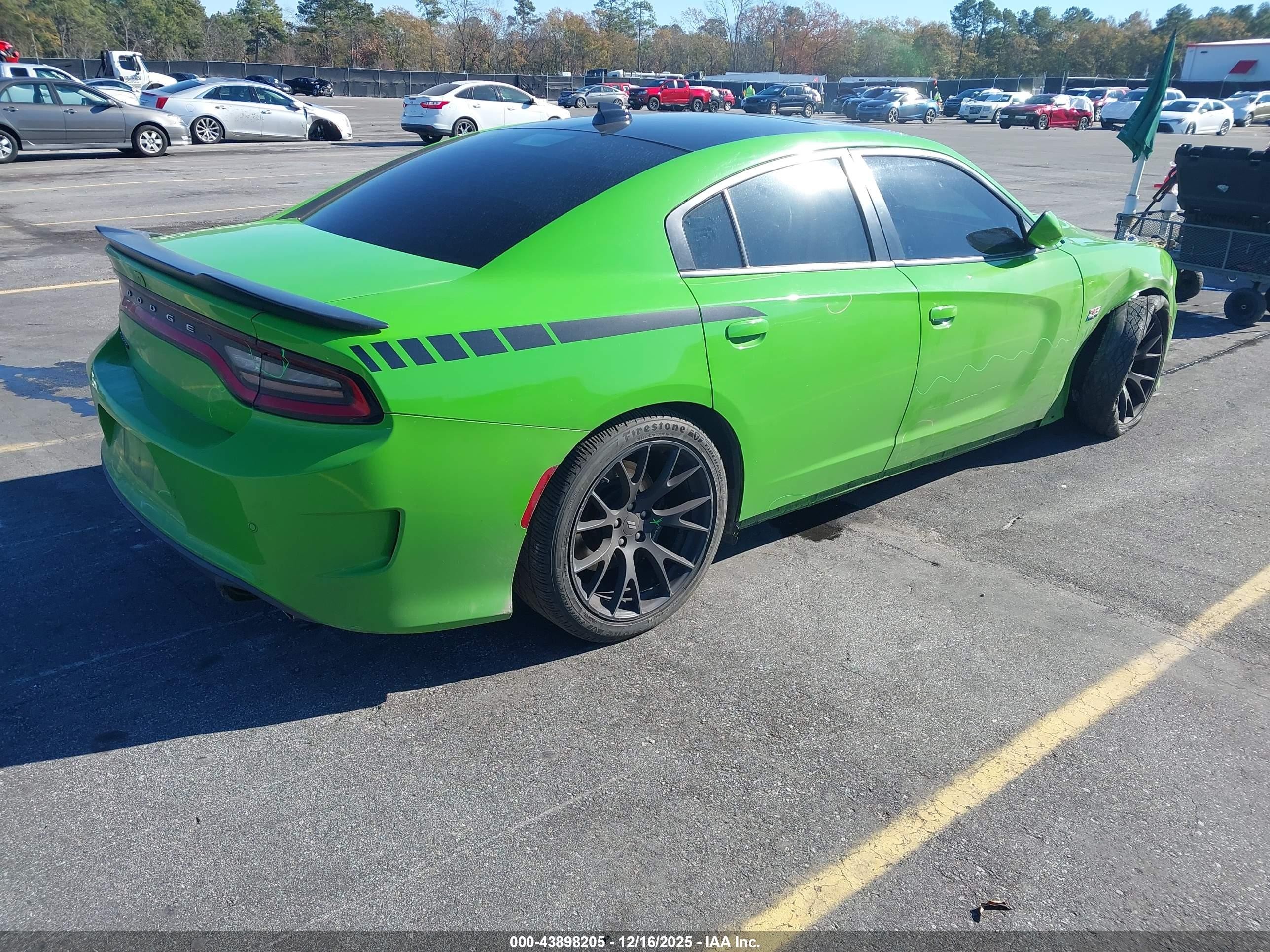 2017 Dodge Charger R/t Scat Pack Rwd Green vin: 2C3CDXGJ6HH615480