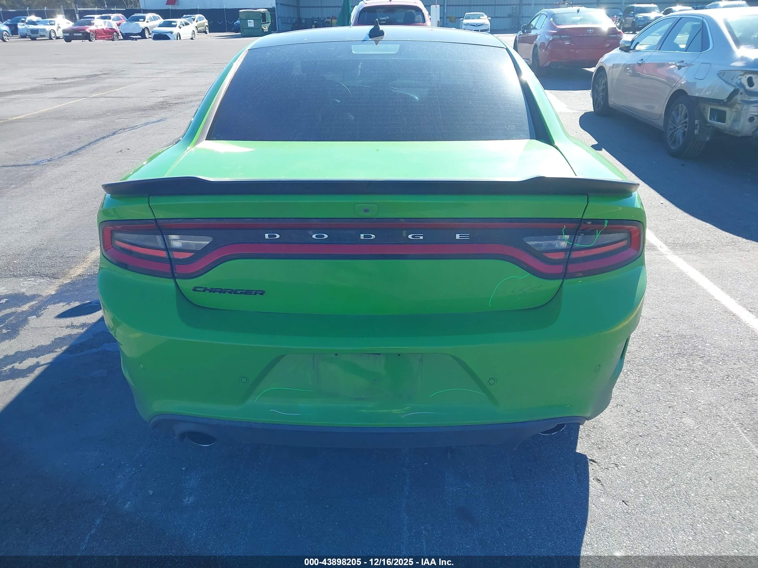 2017 Dodge Charger R/t Scat Pack Rwd Green vin: 2C3CDXGJ6HH615480