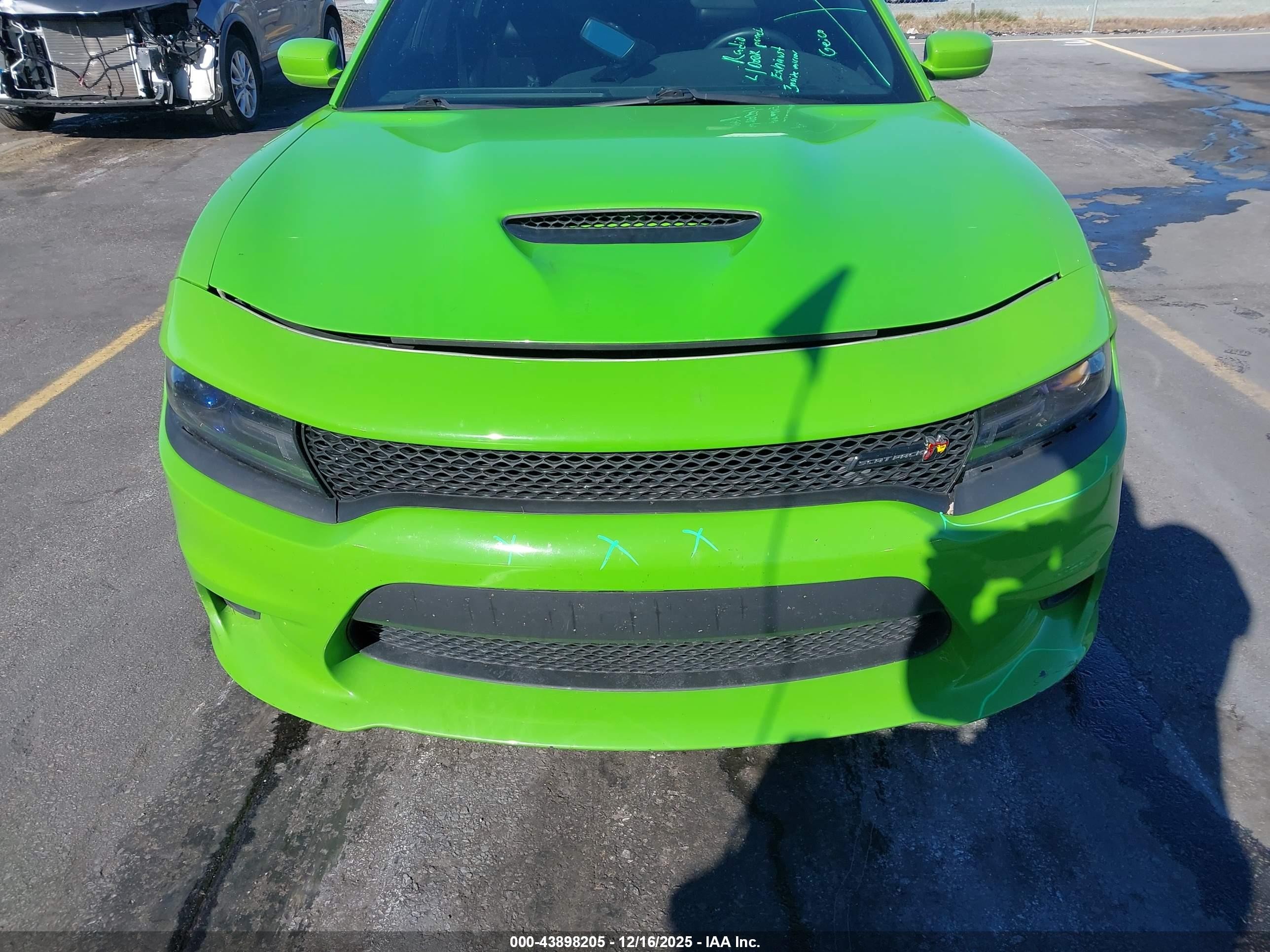 2017 Dodge Charger R/t Scat Pack Rwd Green vin: 2C3CDXGJ6HH615480