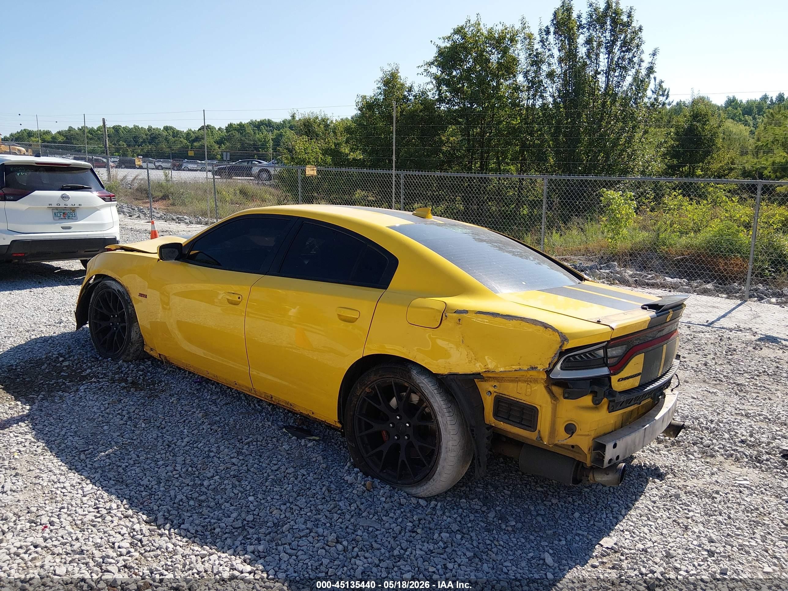2017 Dodge Charger R/t Scat Pack Rwd Yellow vin: 2C3CDXGJ6HH631906