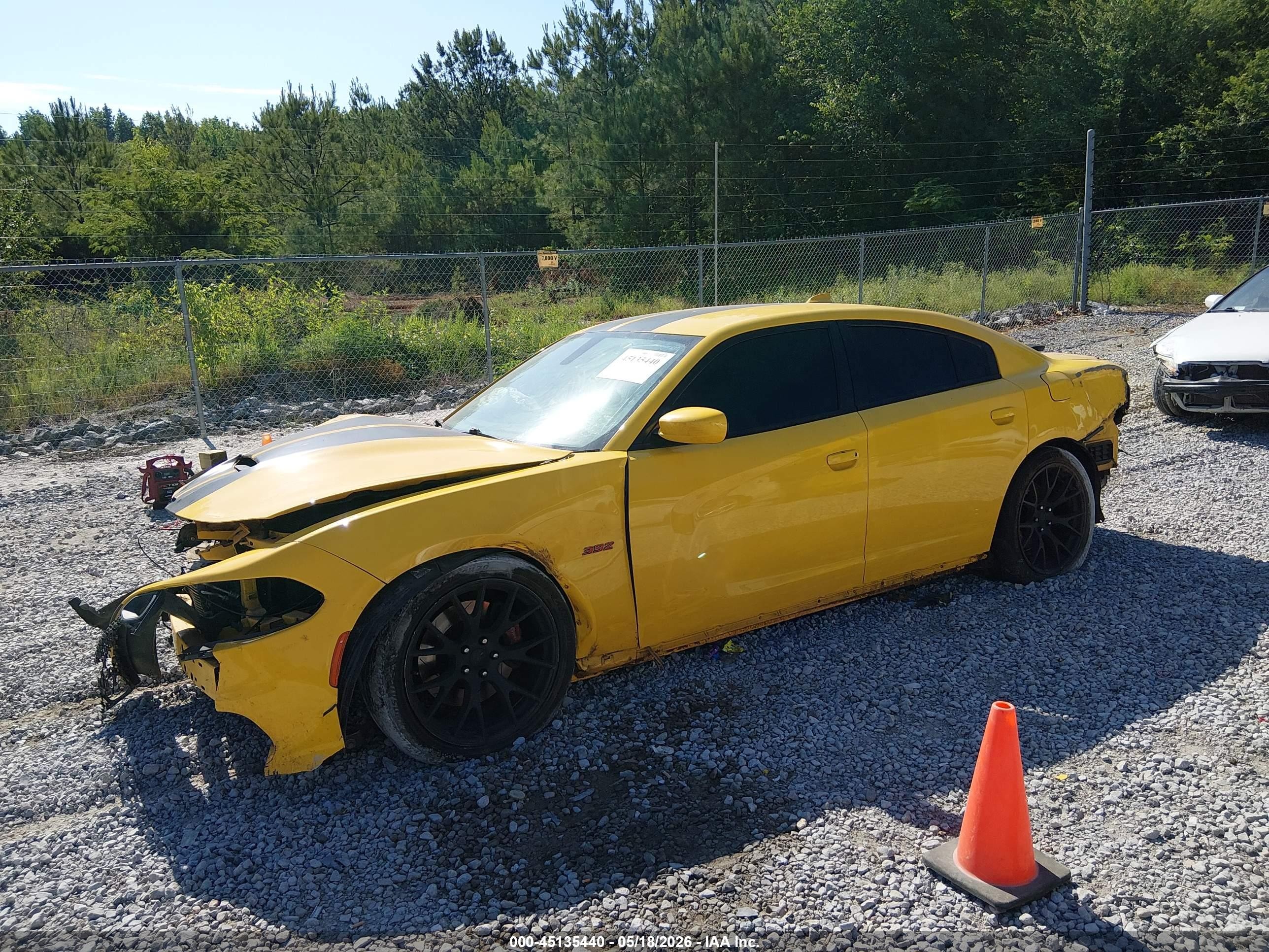 2017 Dodge Charger R/t Scat Pack Rwd Yellow vin: 2C3CDXGJ6HH631906