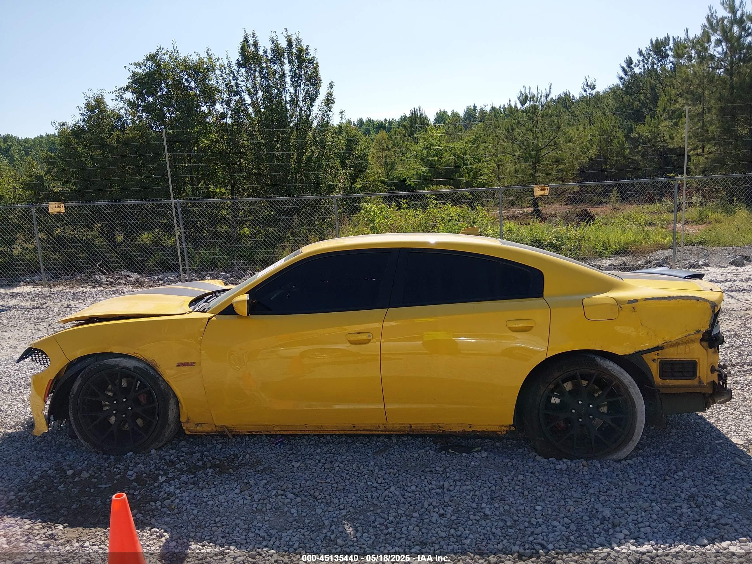 2017 Dodge Charger R/t Scat Pack Rwd Yellow vin: 2C3CDXGJ6HH631906