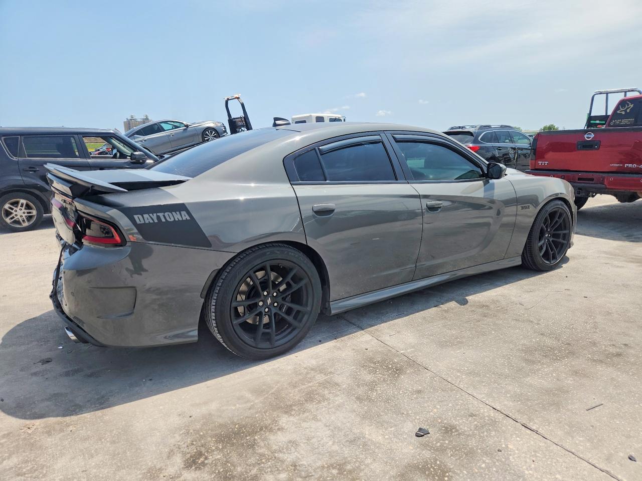 2018 Dodge Charger R Gray vin: 2C3CDXGJ6JH158112
