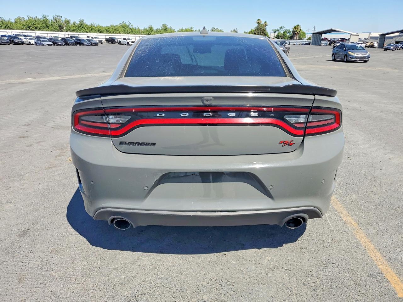 2018 Dodge Charger R Gray vin: 2C3CDXGJ6JH284857