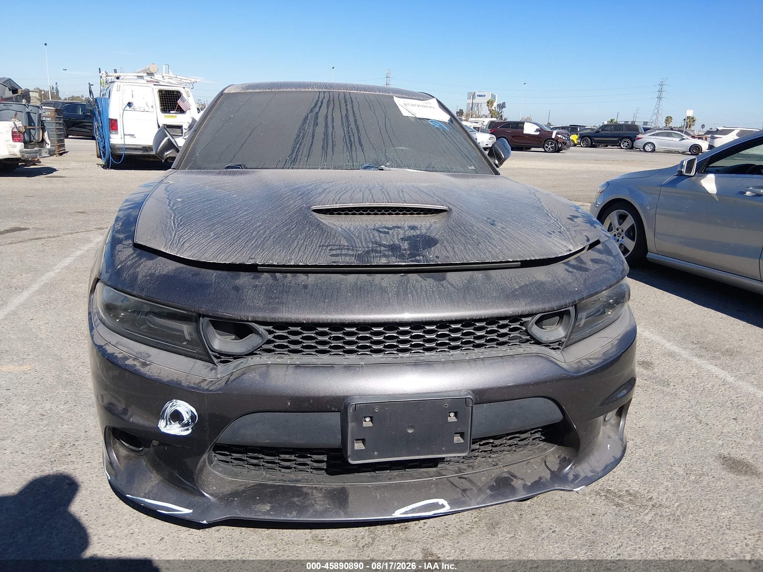 2020 Dodge Charger Scat Pack Rwd Gray vin: 2C3CDXGJ6LH237427