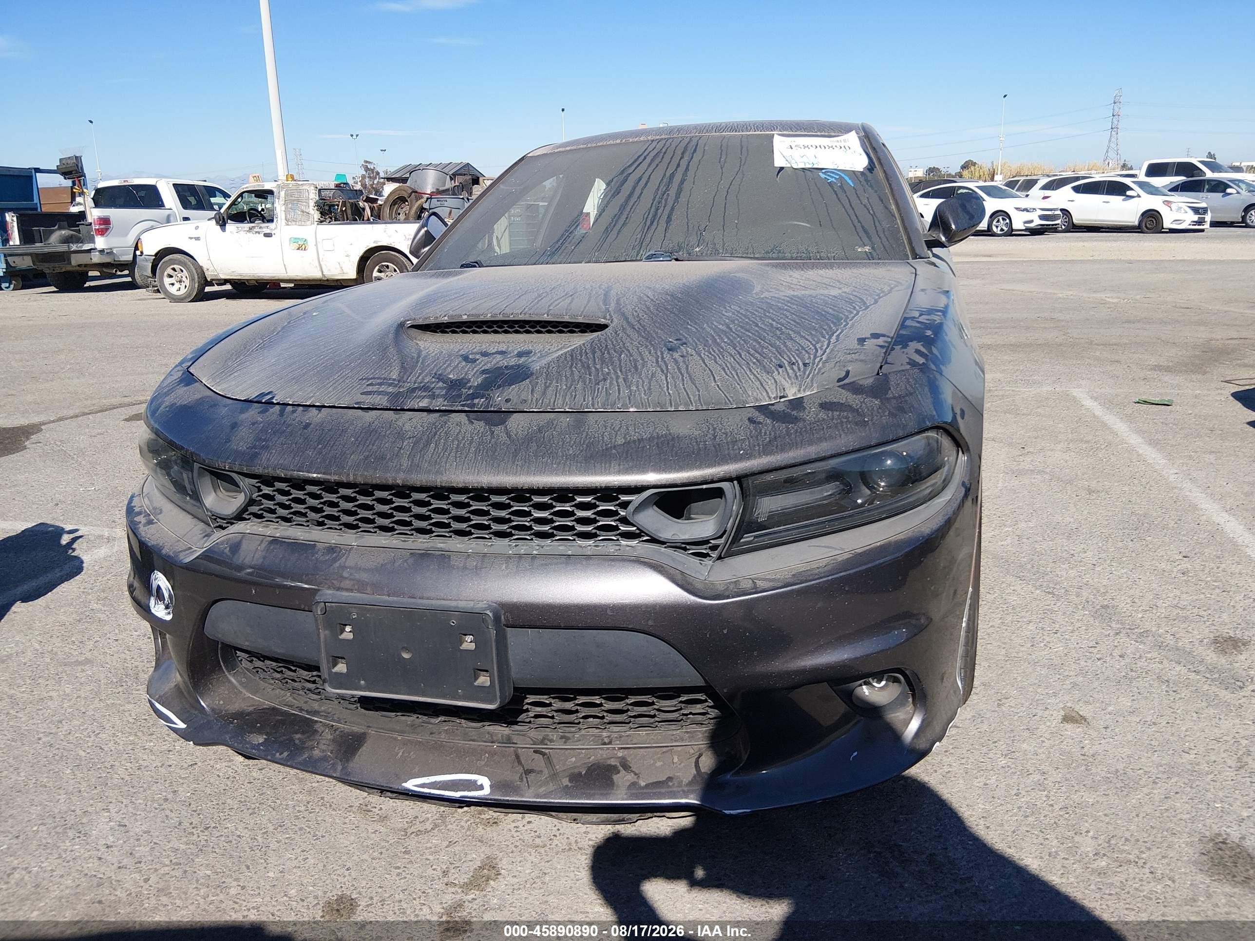 2020 Dodge Charger Scat Pack Rwd Gray vin: 2C3CDXGJ6LH237427