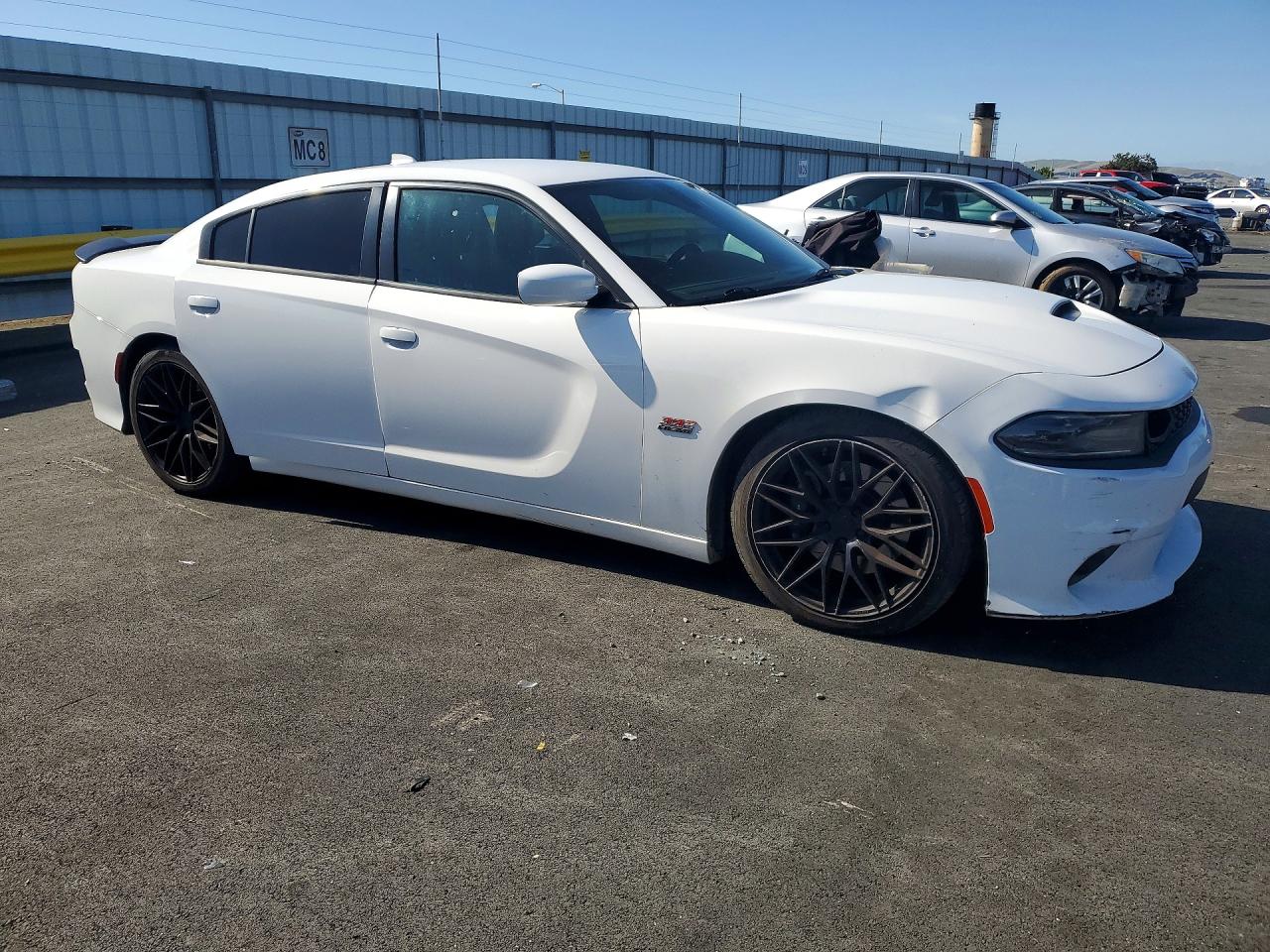 2020 Dodge Charger Scat Pack White vin: 2C3CDXGJ6LH240988