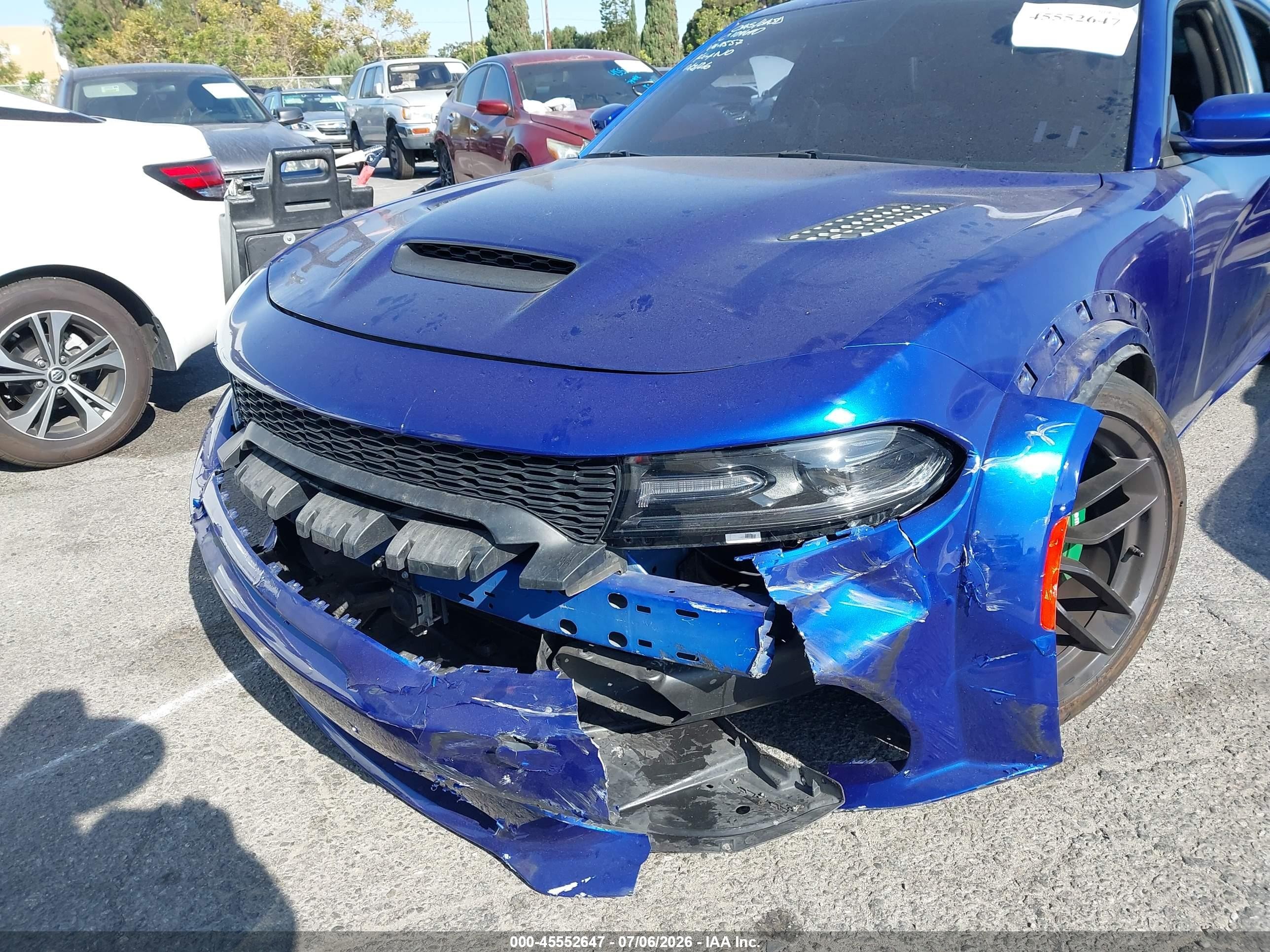 2021 Dodge Charger Scat Pack Widebody Rwd Blue vin: 2C3CDXGJ6MH579557
