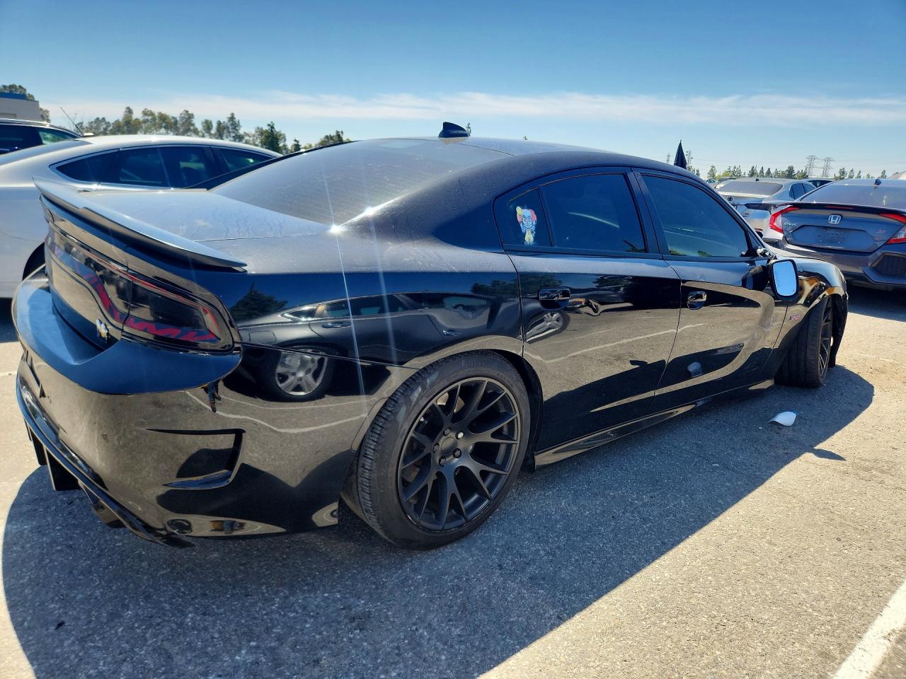 2021 Dodge Charger Scat Pack Black vin: 2C3CDXGJ6MH648618