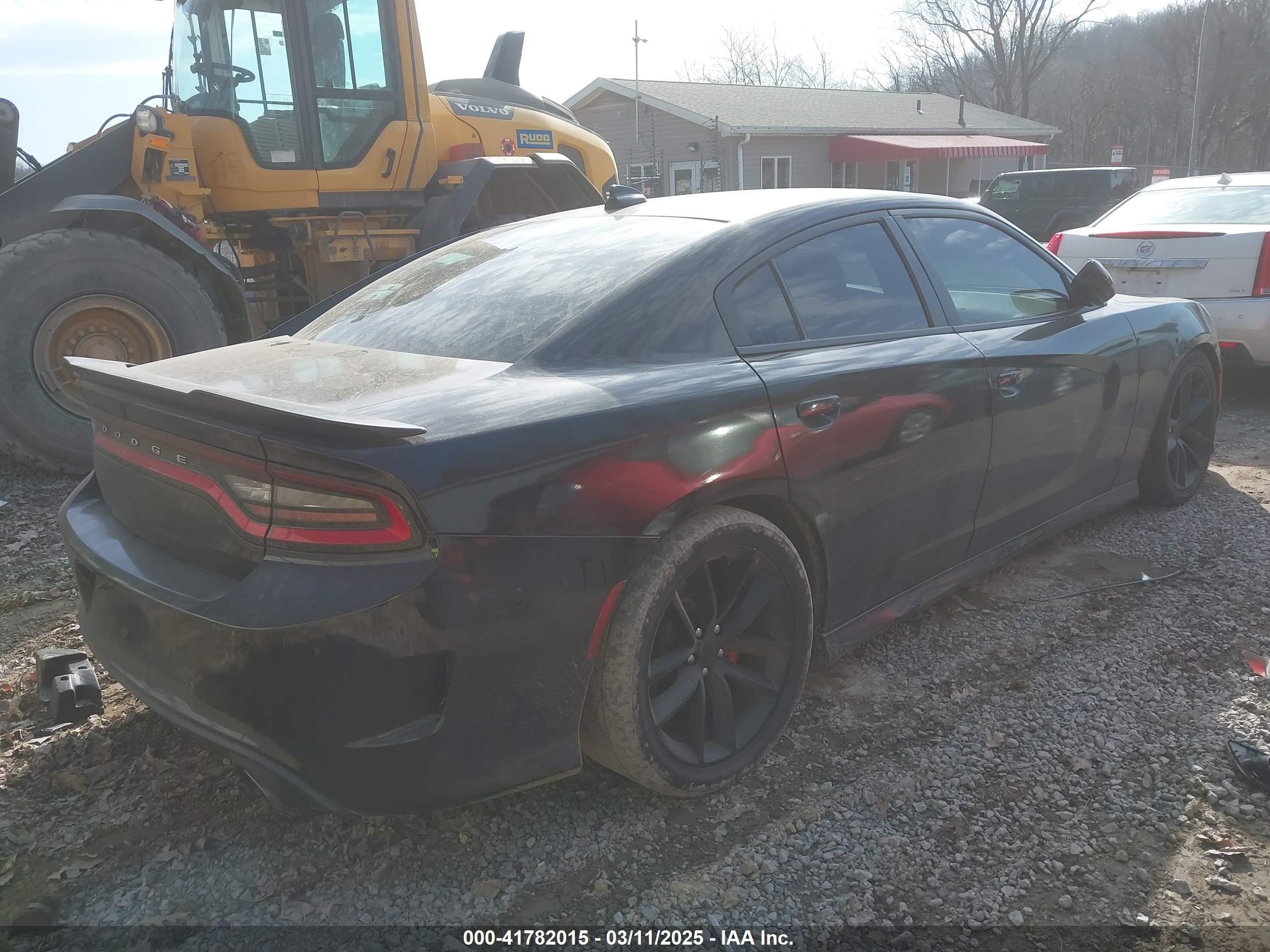 2017 Dodge Charger R/t Scat Pack Rwd Black vin: 2C3CDXGJ7HH551854