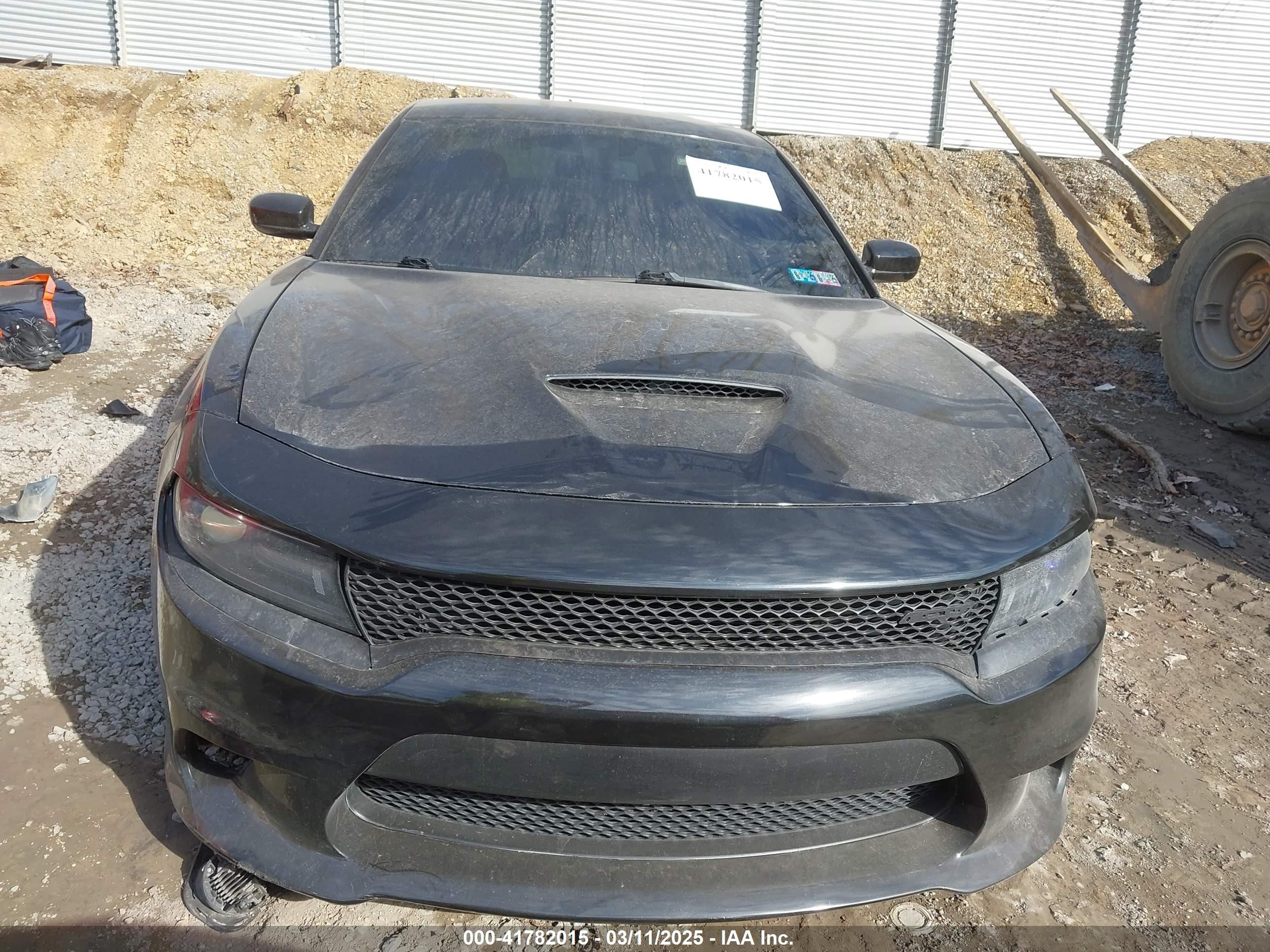 2017 Dodge Charger R/t Scat Pack Rwd Black vin: 2C3CDXGJ7HH551854
