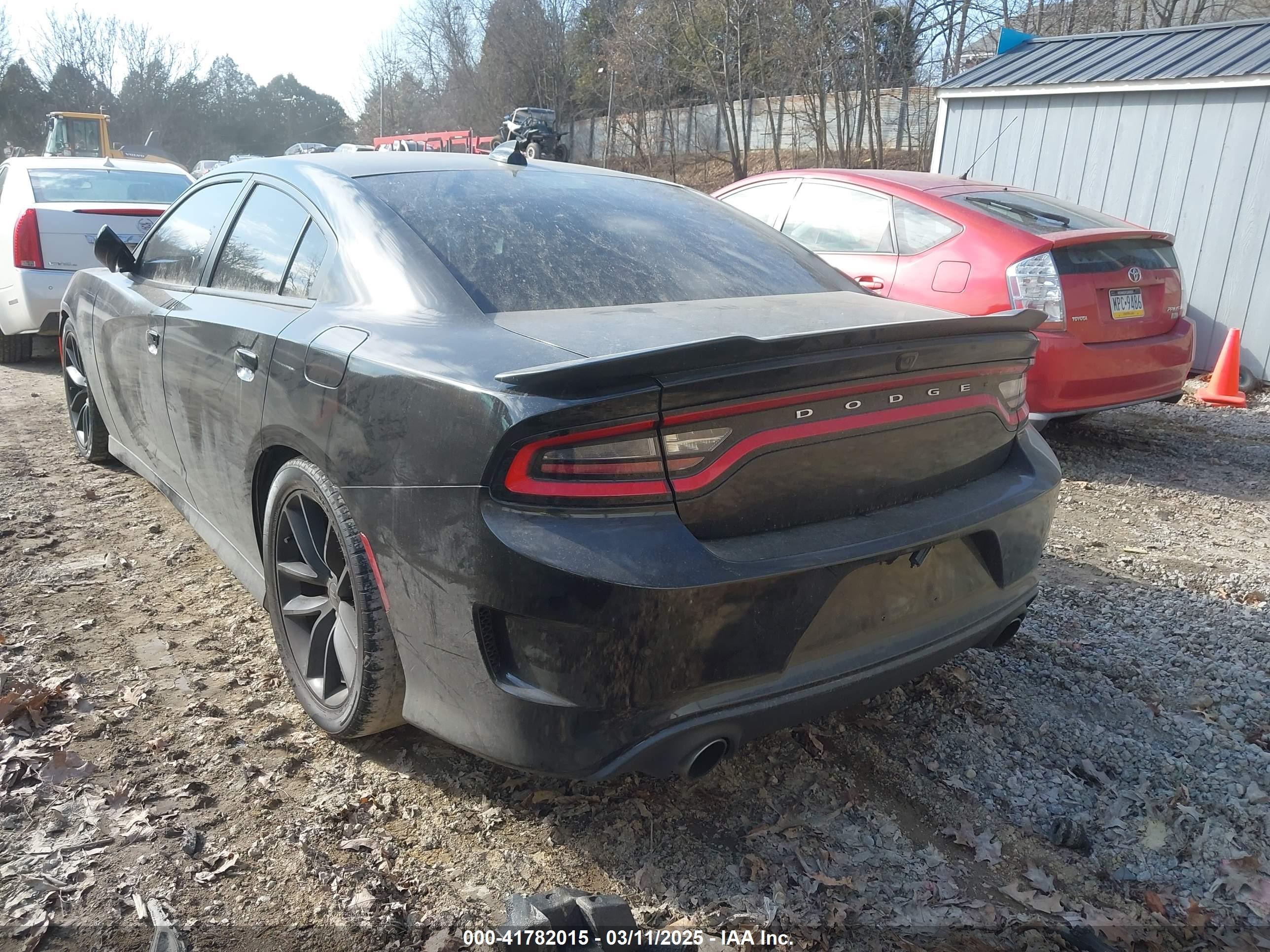 2017 Dodge Charger R/t Scat Pack Rwd Black vin: 2C3CDXGJ7HH551854