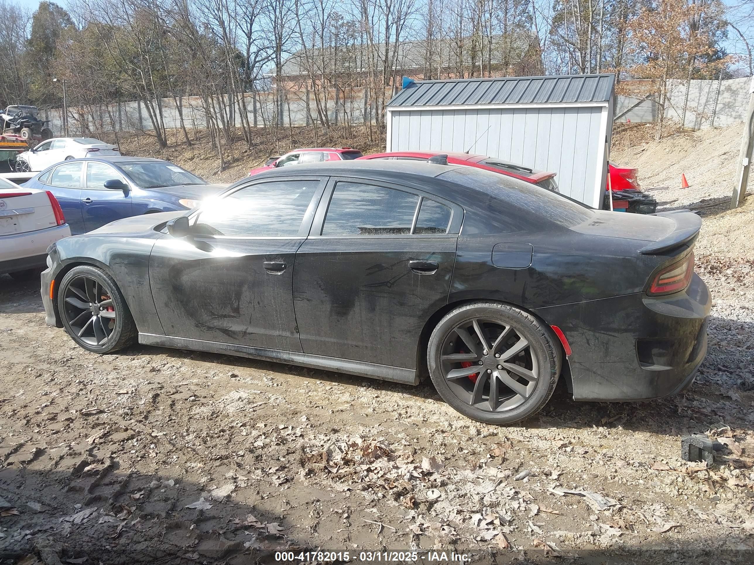 2017 Dodge Charger R/t Scat Pack Rwd Black vin: 2C3CDXGJ7HH551854