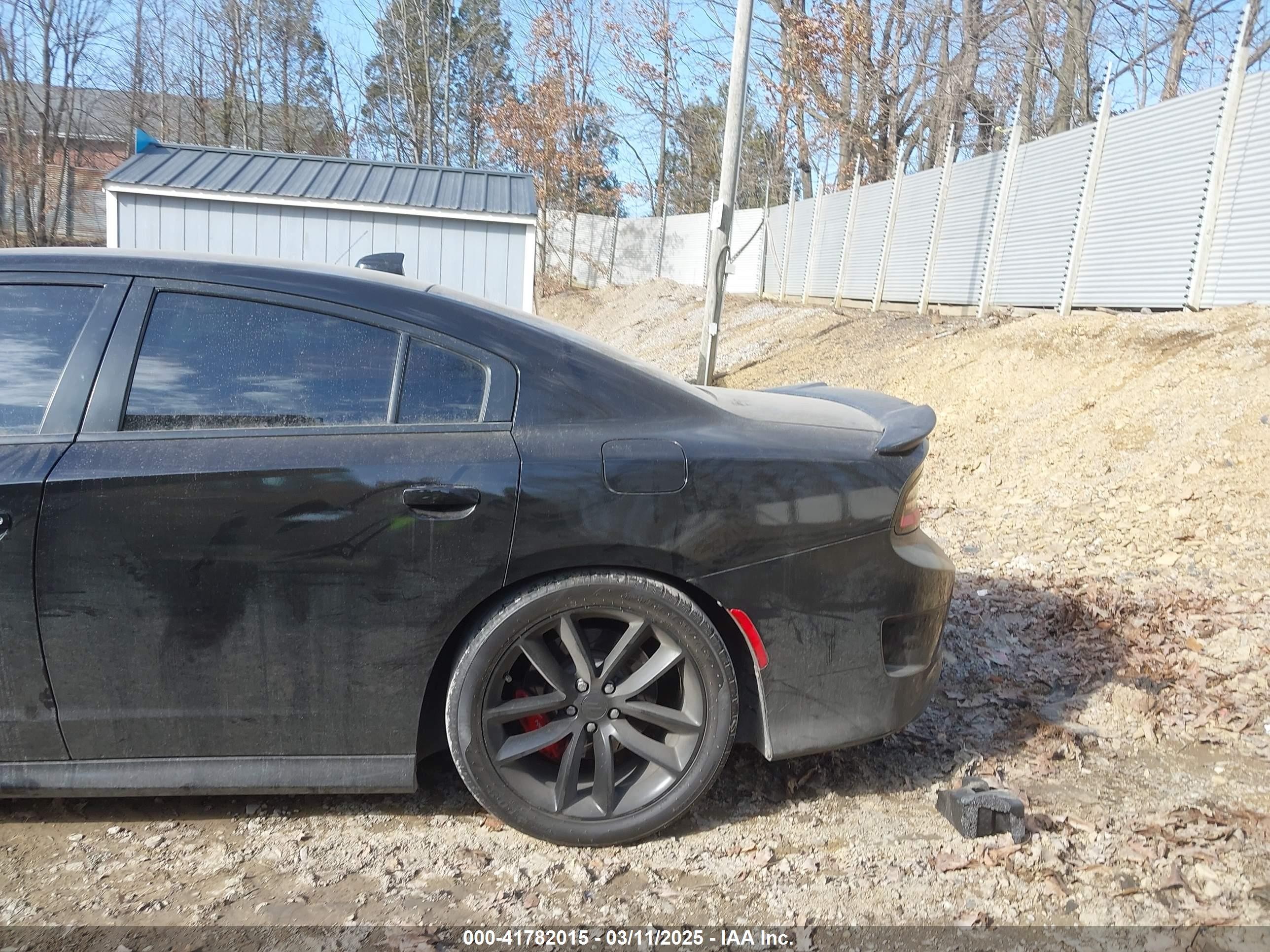 2017 Dodge Charger R/t Scat Pack Rwd Black vin: 2C3CDXGJ7HH551854