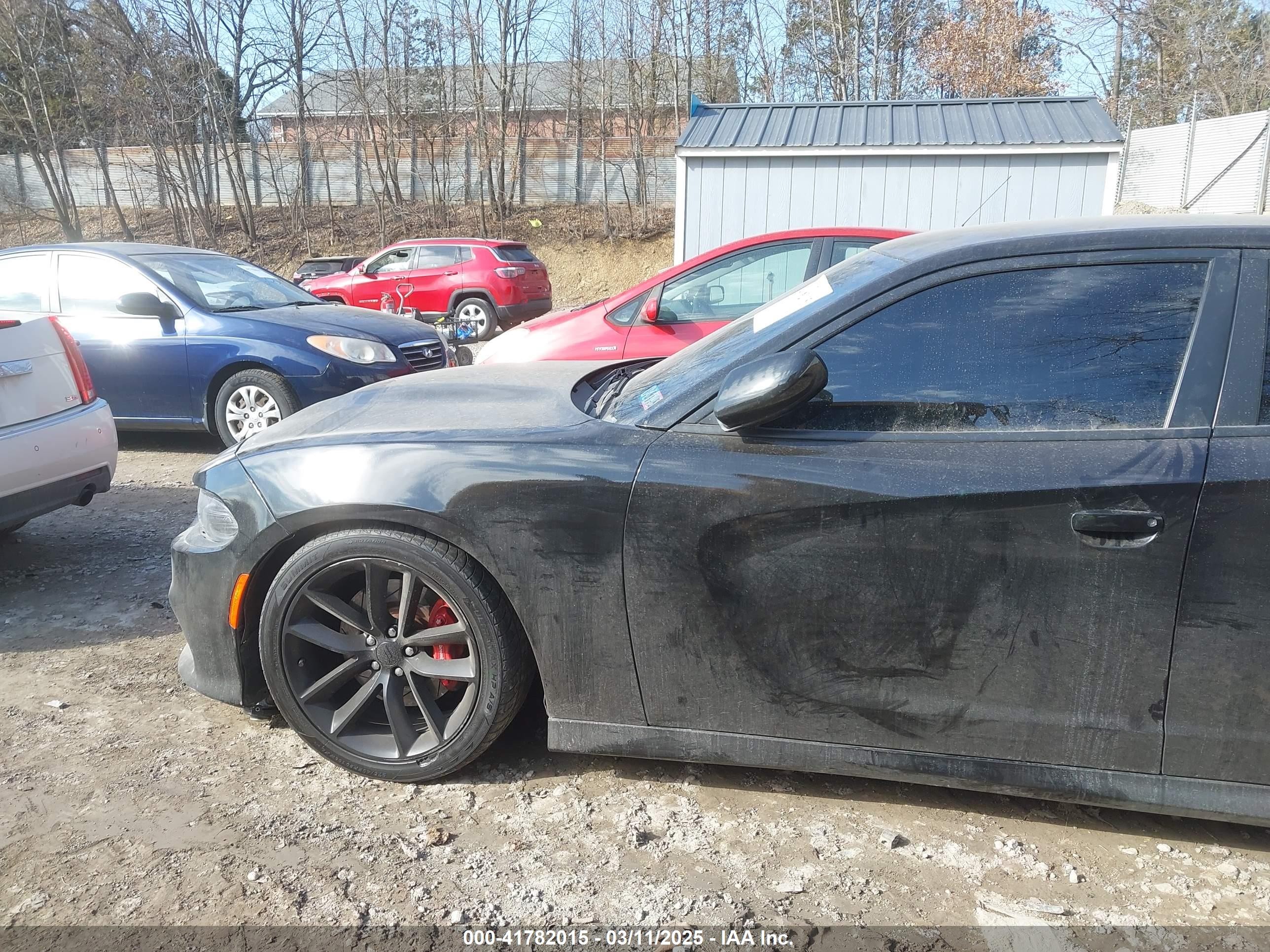 2017 Dodge Charger R/t Scat Pack Rwd Black vin: 2C3CDXGJ7HH551854