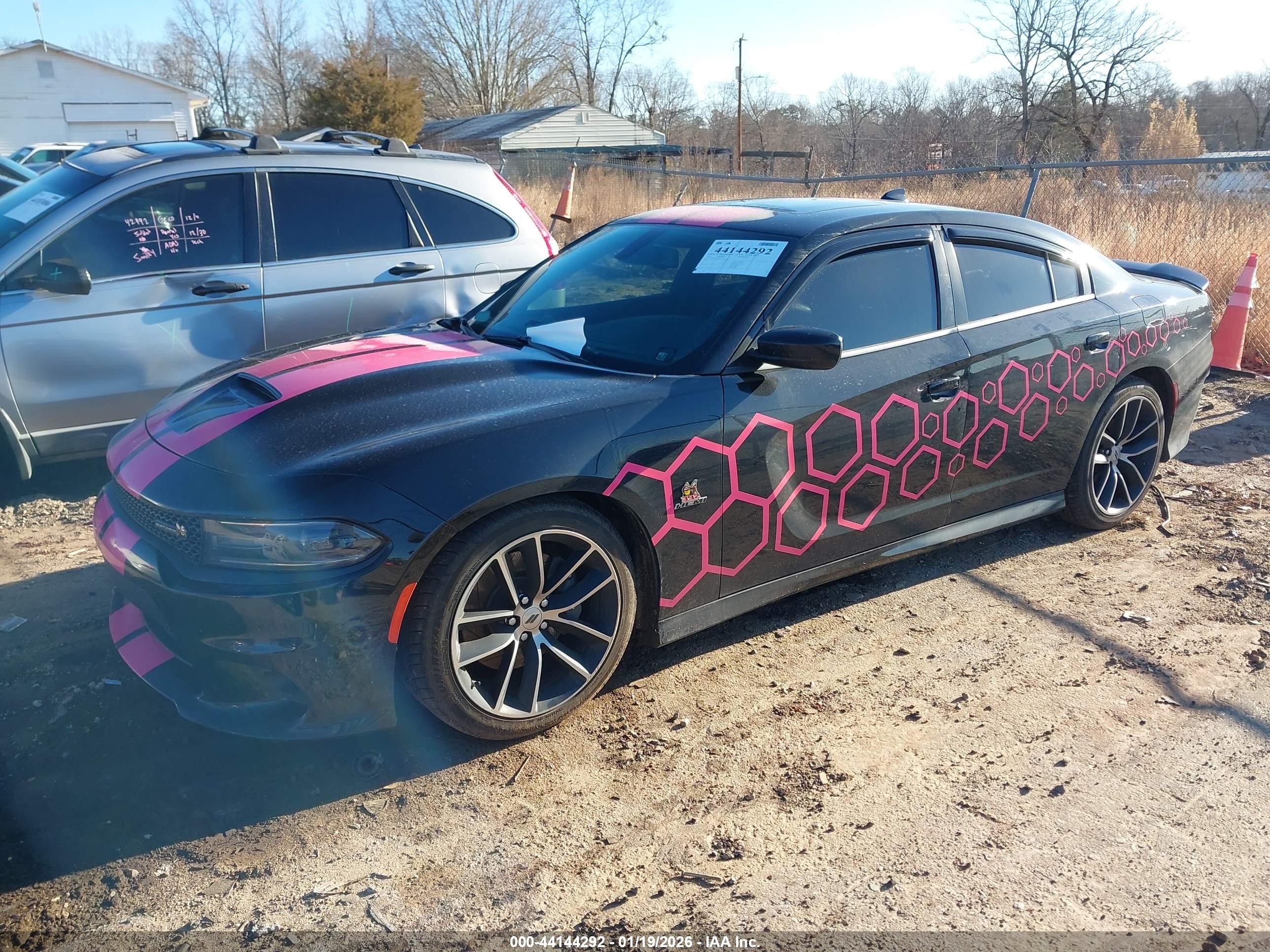 2018 Dodge Charger R/t Scat Pack Rwd Black vin: 2C3CDXGJ7JH163125