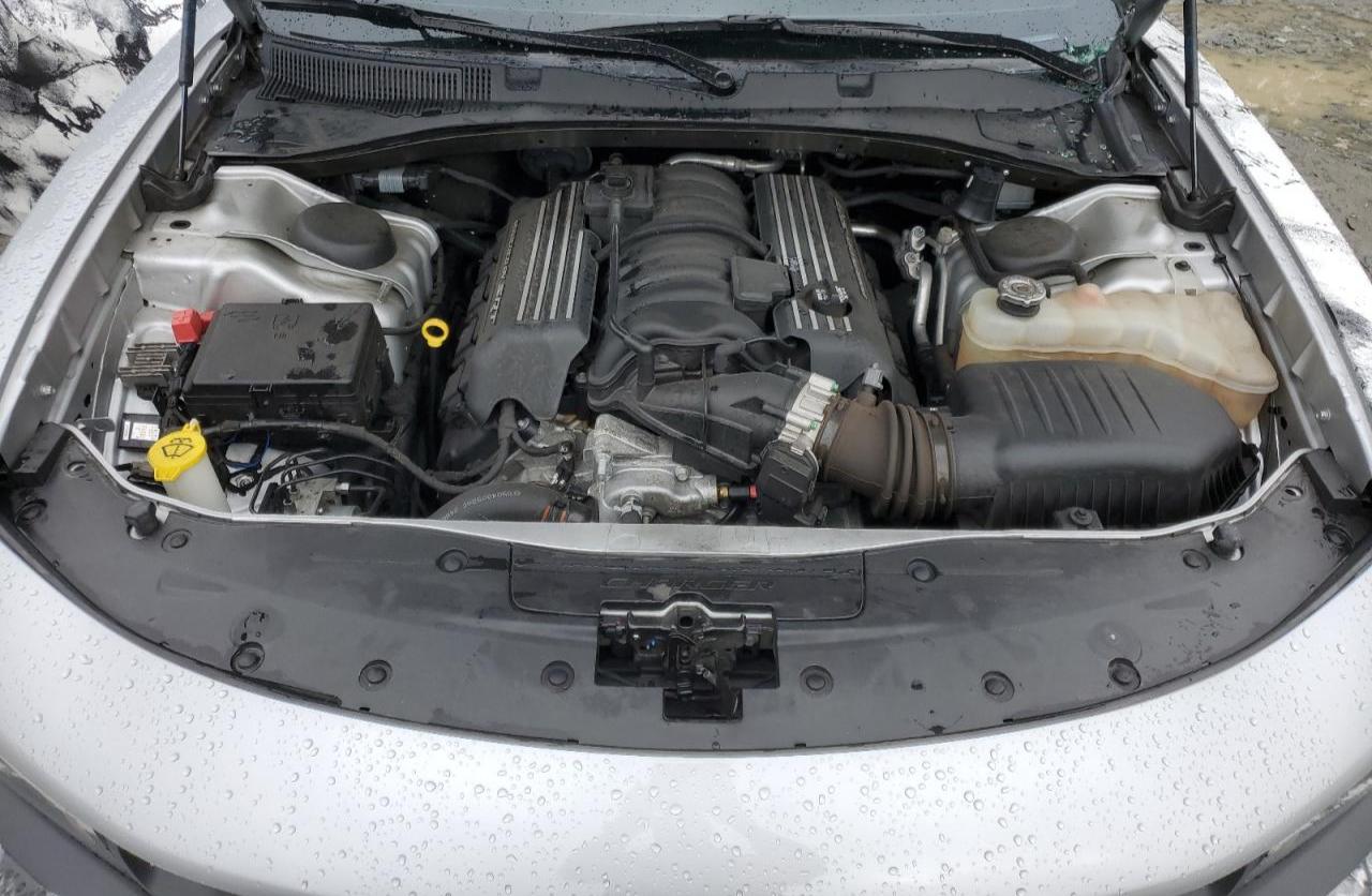 2019 Dodge Charger Scat Pack Серый vin: 2C3CDXGJ7KH613065