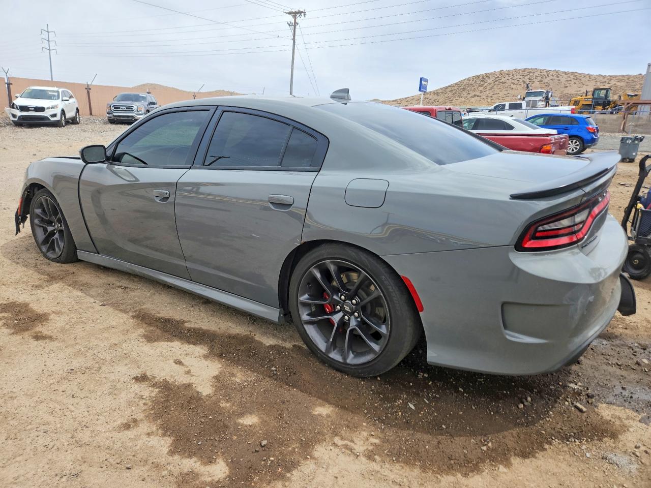 2019 Dodge Charger Scat Pack Gray vin: 2C3CDXGJ7KH697114