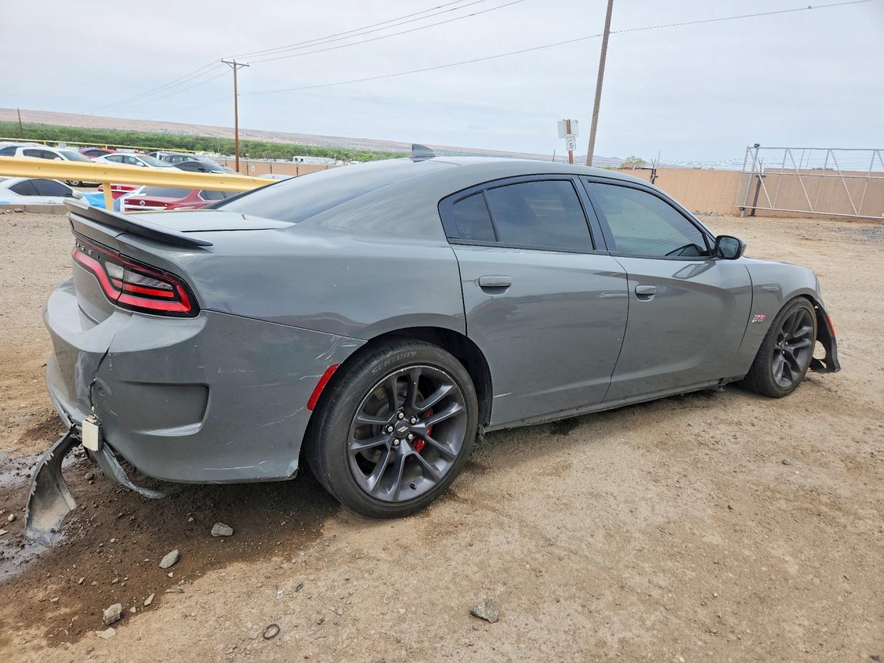 2019 Dodge Charger Scat Pack Gray vin: 2C3CDXGJ7KH697114